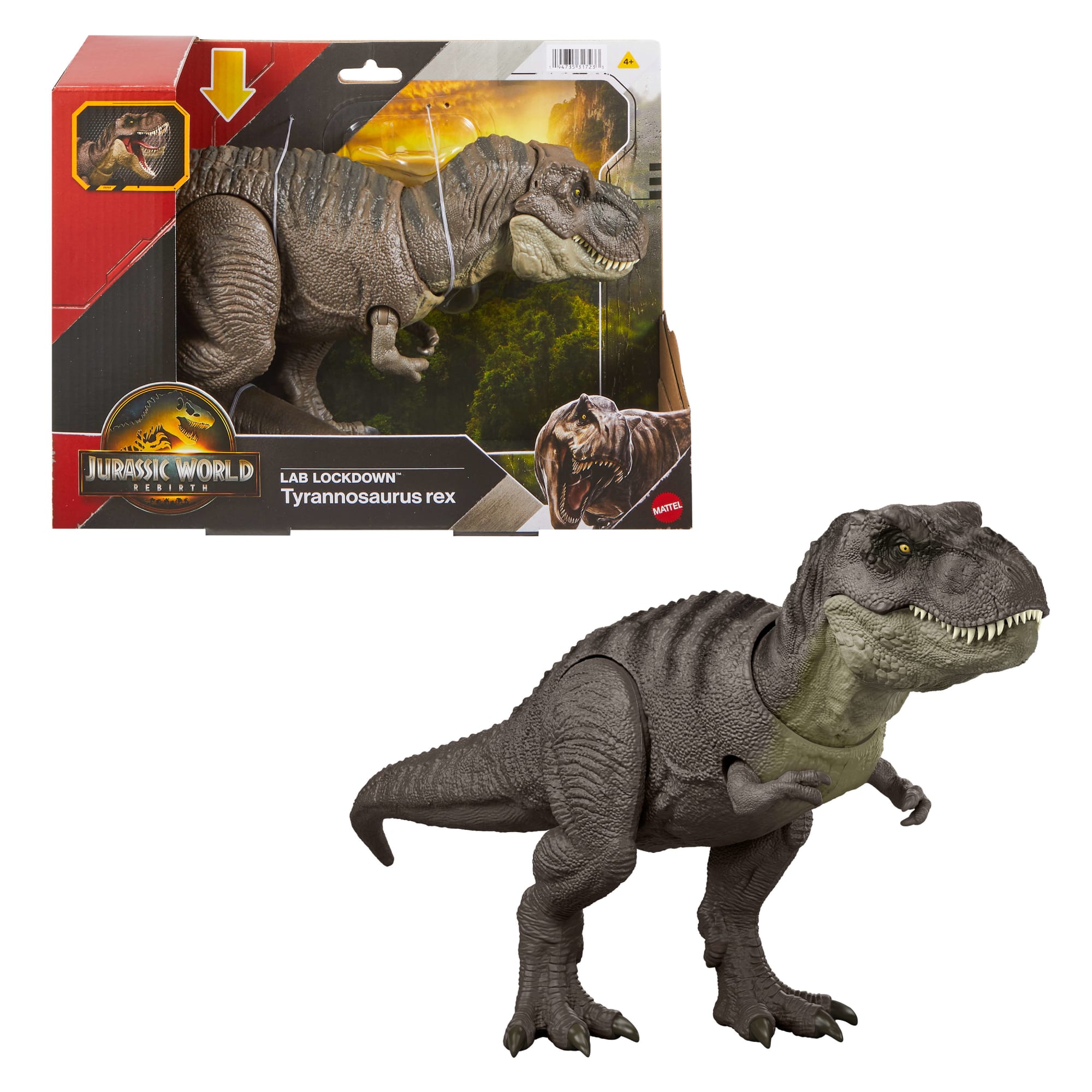 Jurassic World Rebirth Tyrannosaurus Rex Action Figure | Mattel Jurassic World Rebirth Tyrannosaurus Rex Action Figure | Mattel