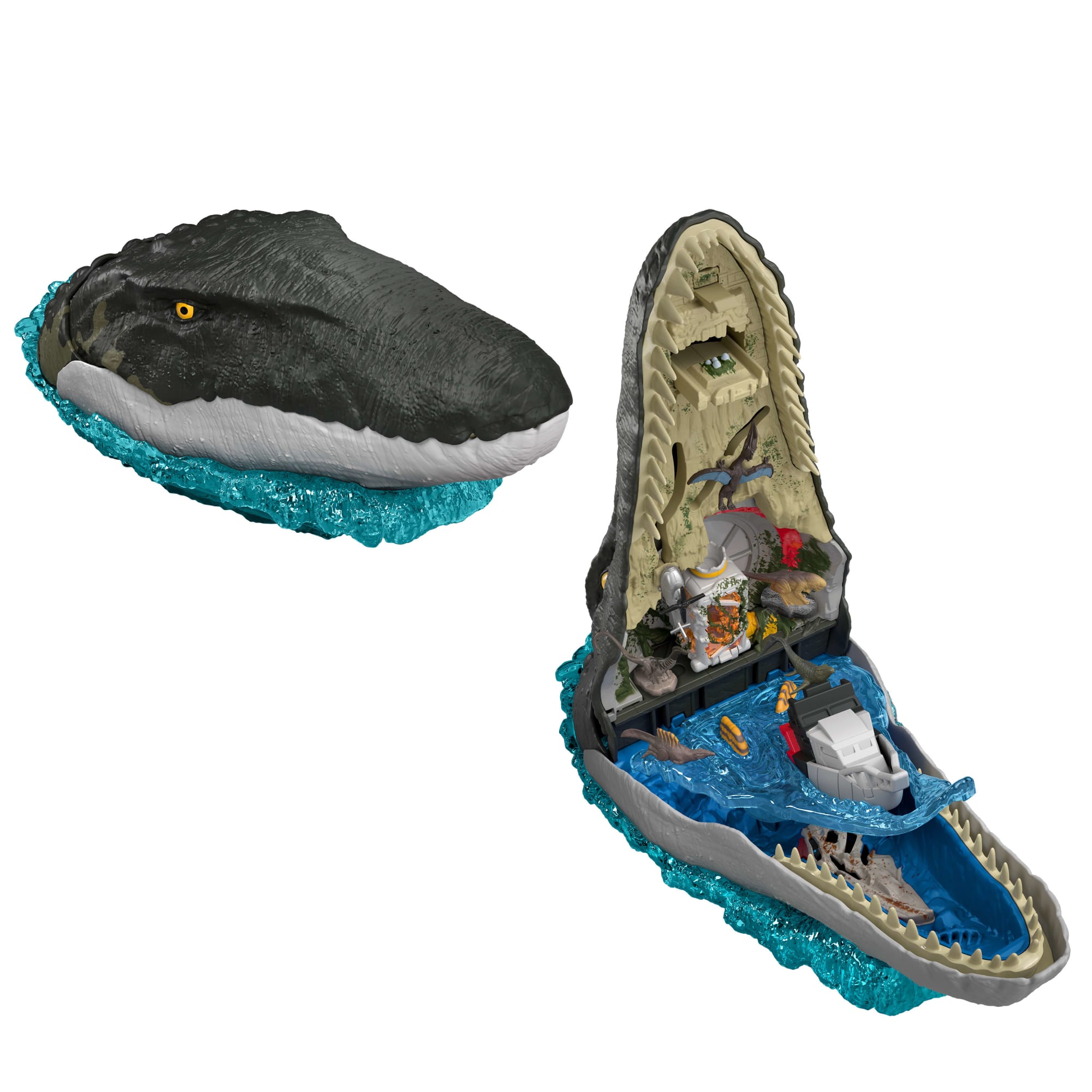 jurassic world spielzeug mosasaurus JURASSIC WORLD MICRO ADVENTURES Ultimate Mosasaurus | Mattel