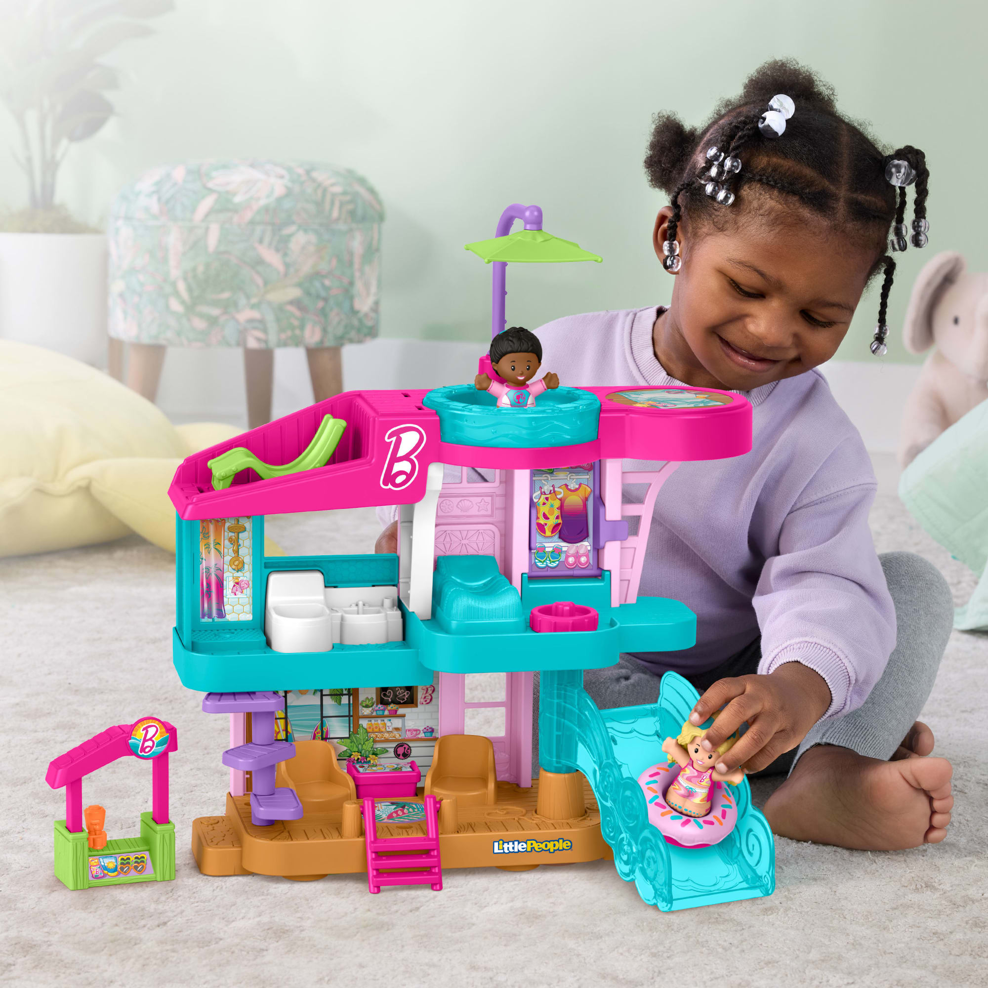 Fisher Price - Little People Le Camping Car de Barbie | Smyths Toys France