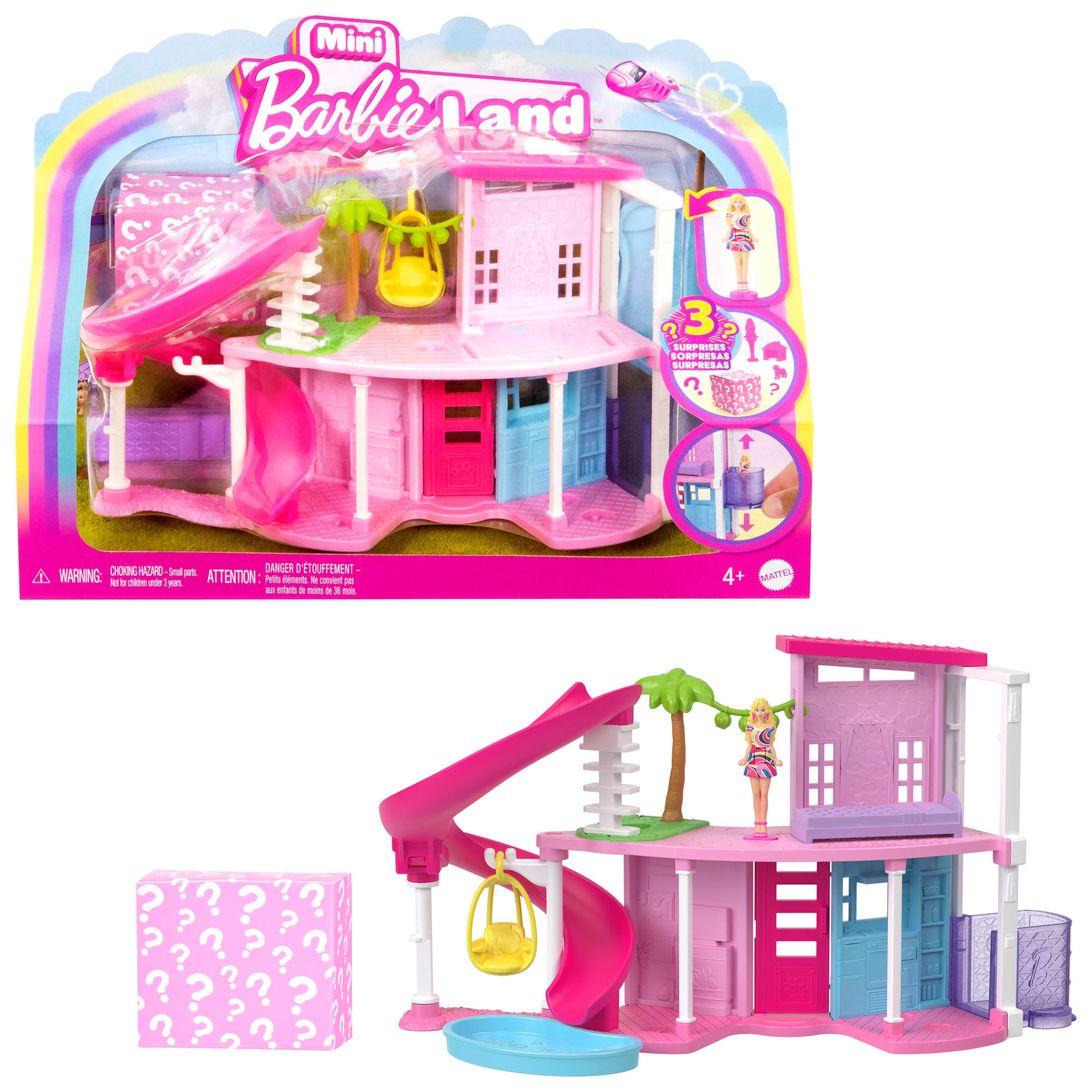 Barbie Mini BarbieLand Doll House Playsets with 1.5-Inch Doll