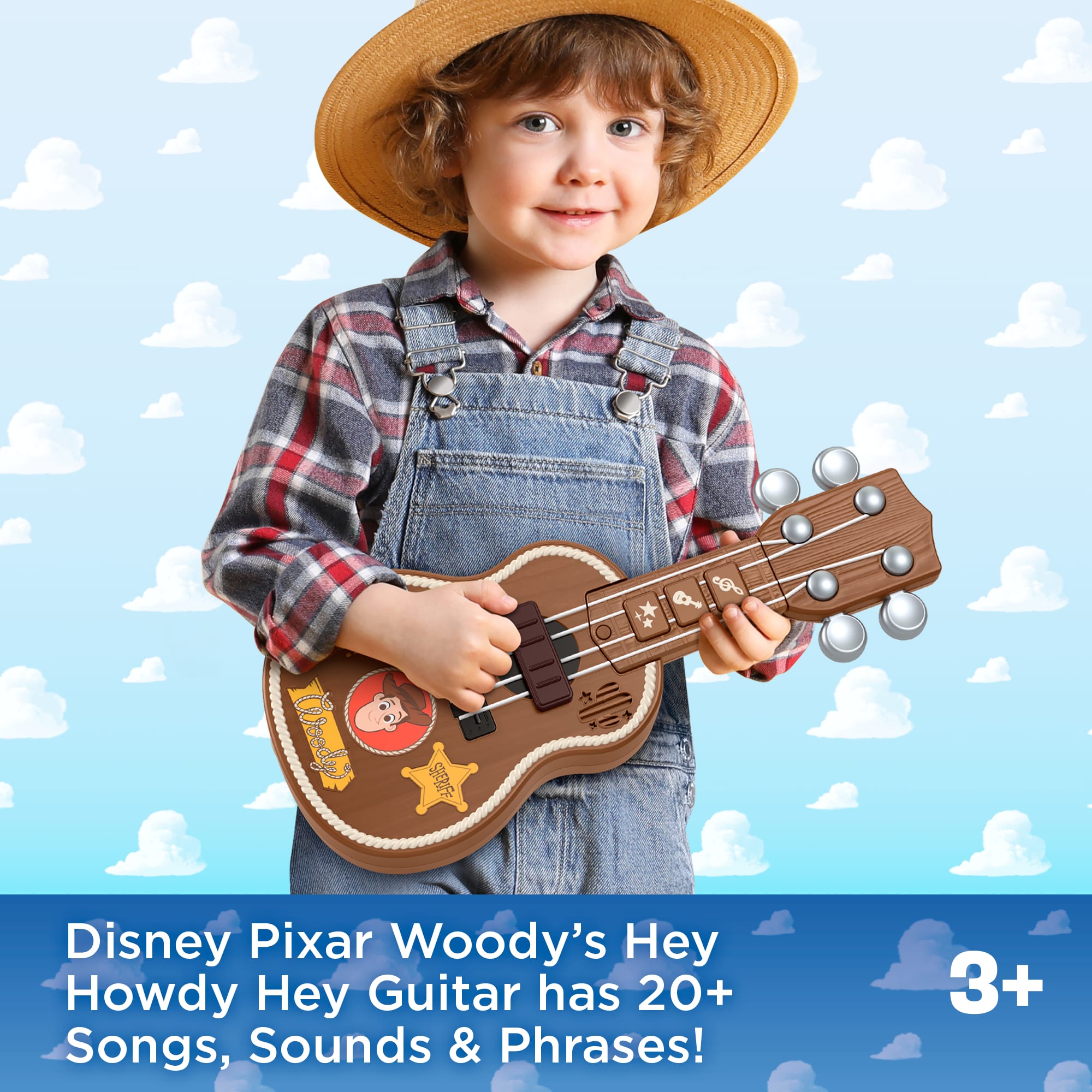 IMAGINEXT Toy Story Woody's Hey Howdy Hey Guitar | Mattel