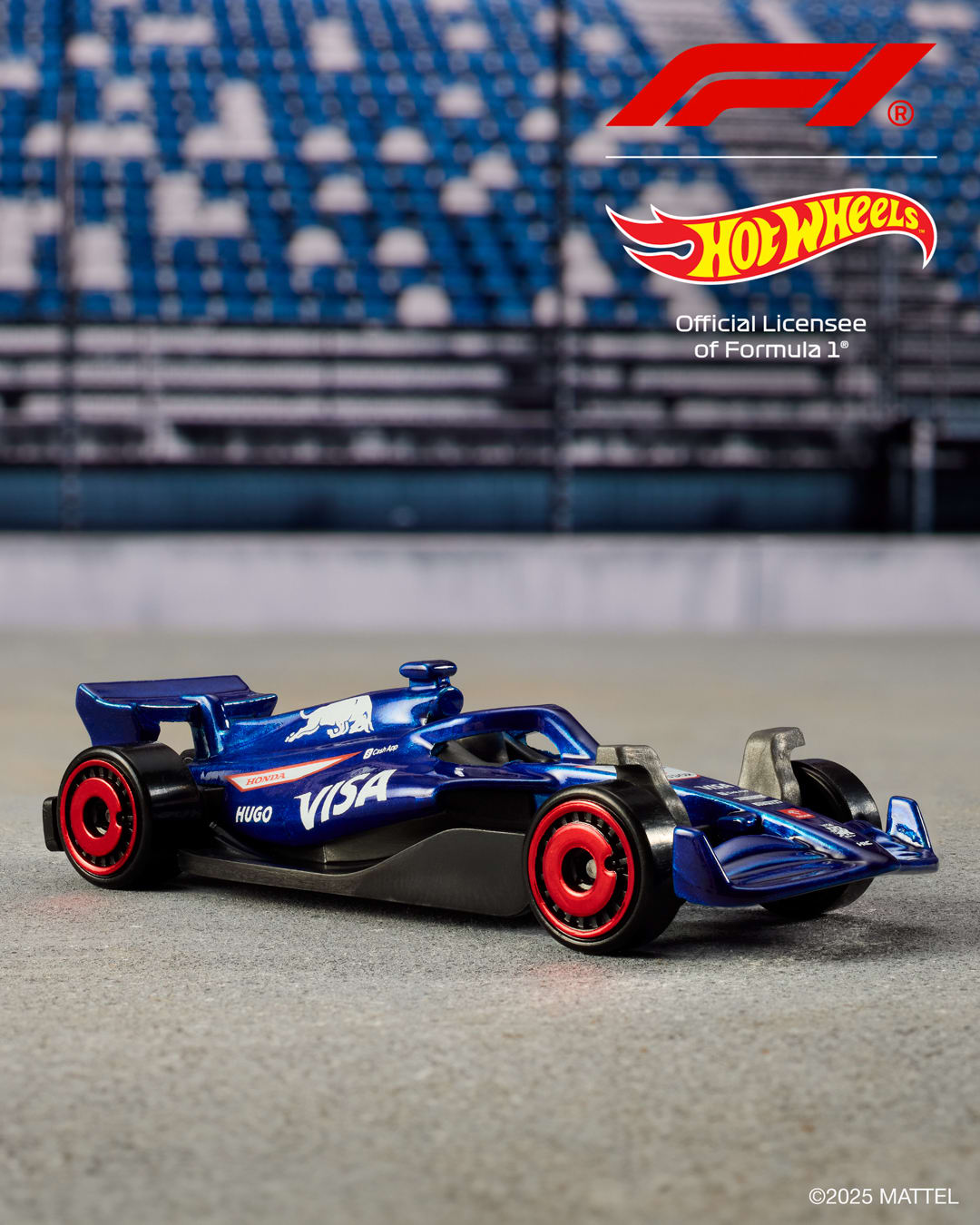 Hot F1 Races Hot Wheels 5-Pack Race Team, Formula 1 -Themed 1:64 Scale Die-Cast Toy ...