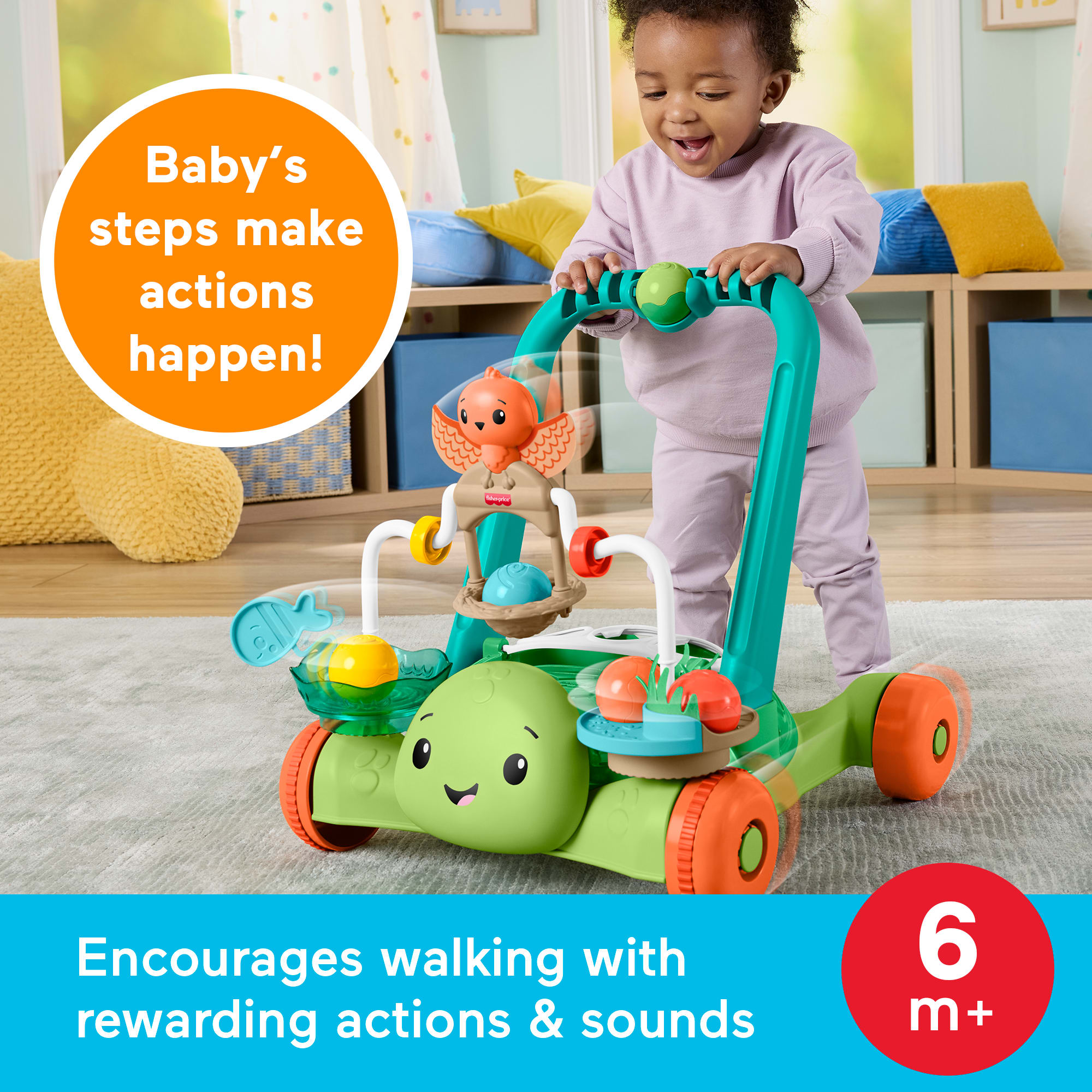 Fisher-Price Moves with You Turtle Walker | Mattel