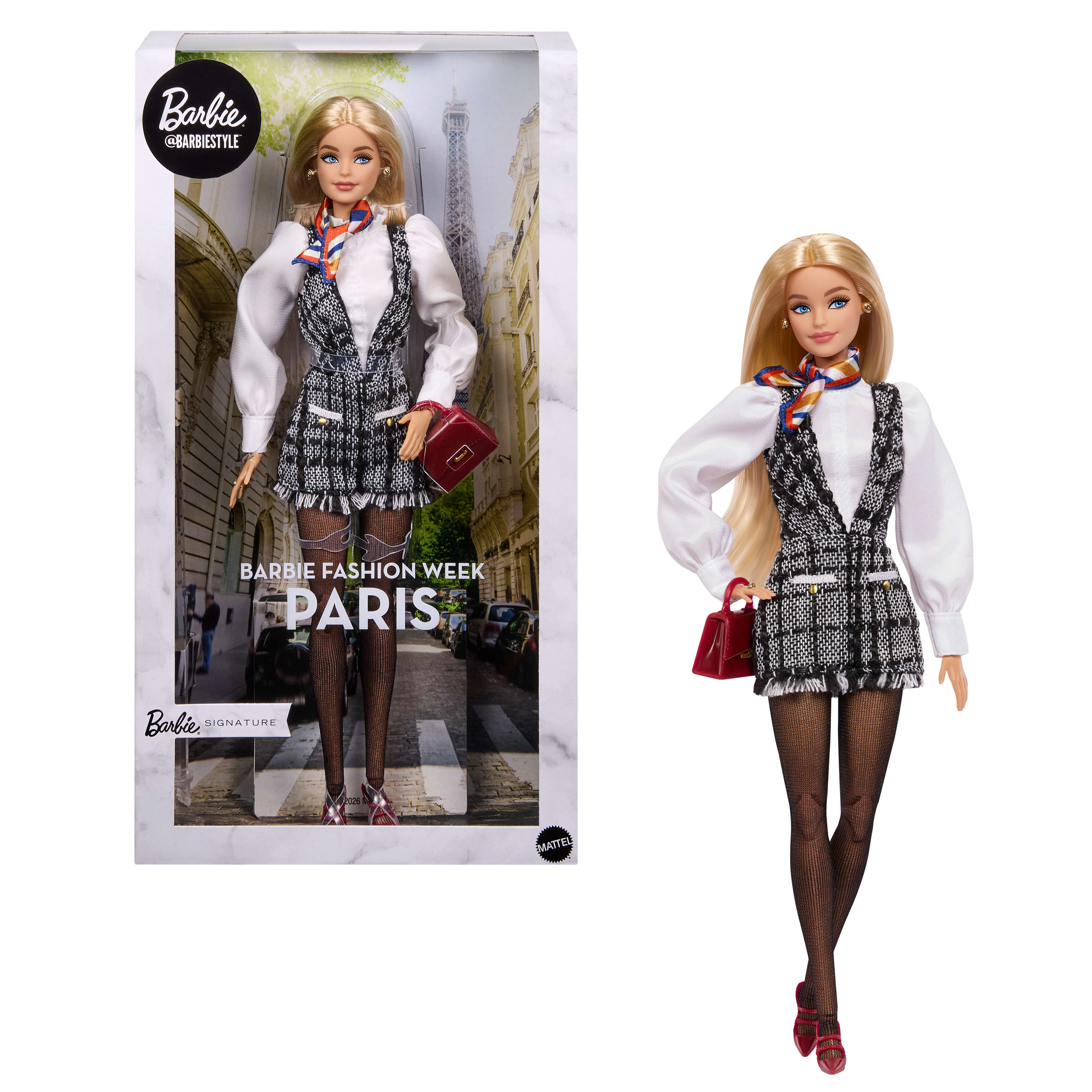Barbie Signature Collectible BarbieStyle Fashion Week Doll Paris Street Style Clothes