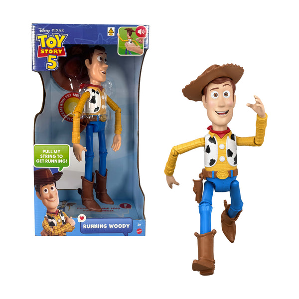 Disney and Pixar Toy Story 5 Running Woody Action Figure | Mattel