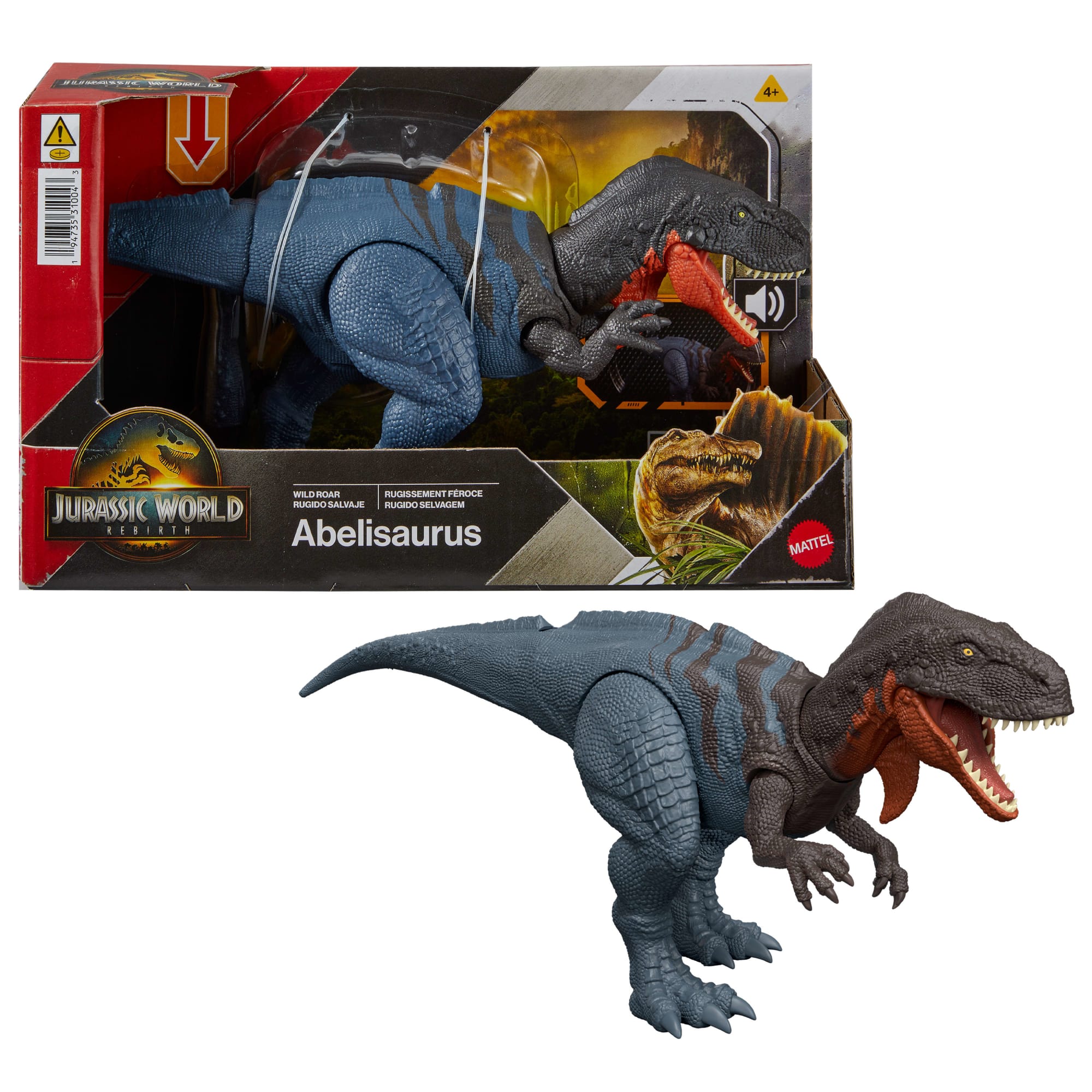 Jurassic World Dinosaurio de Juguete Rebirth Rugido Salvaje