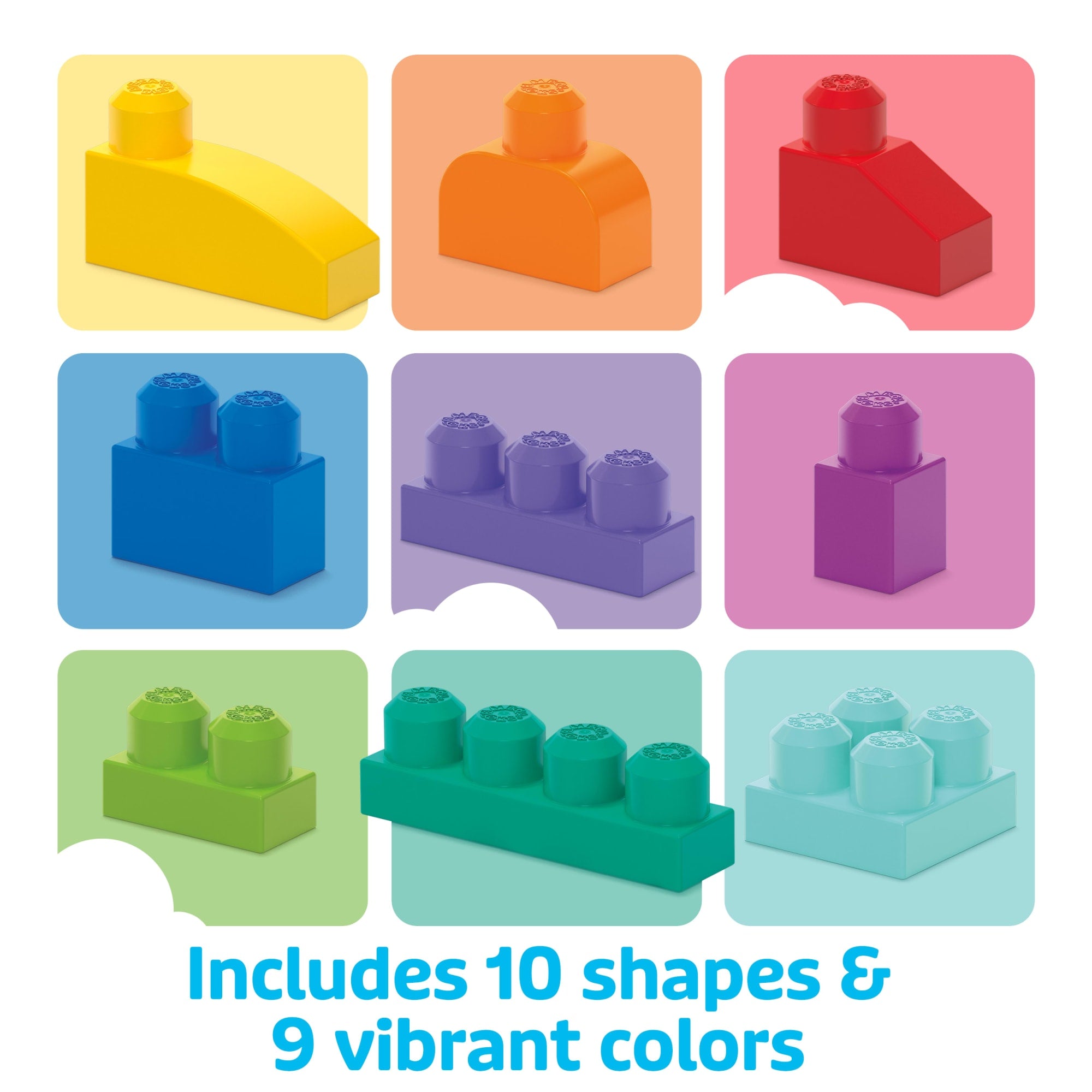 MEGA BLOKS First Builders Big Building Bag Toy Blocks | Mattel