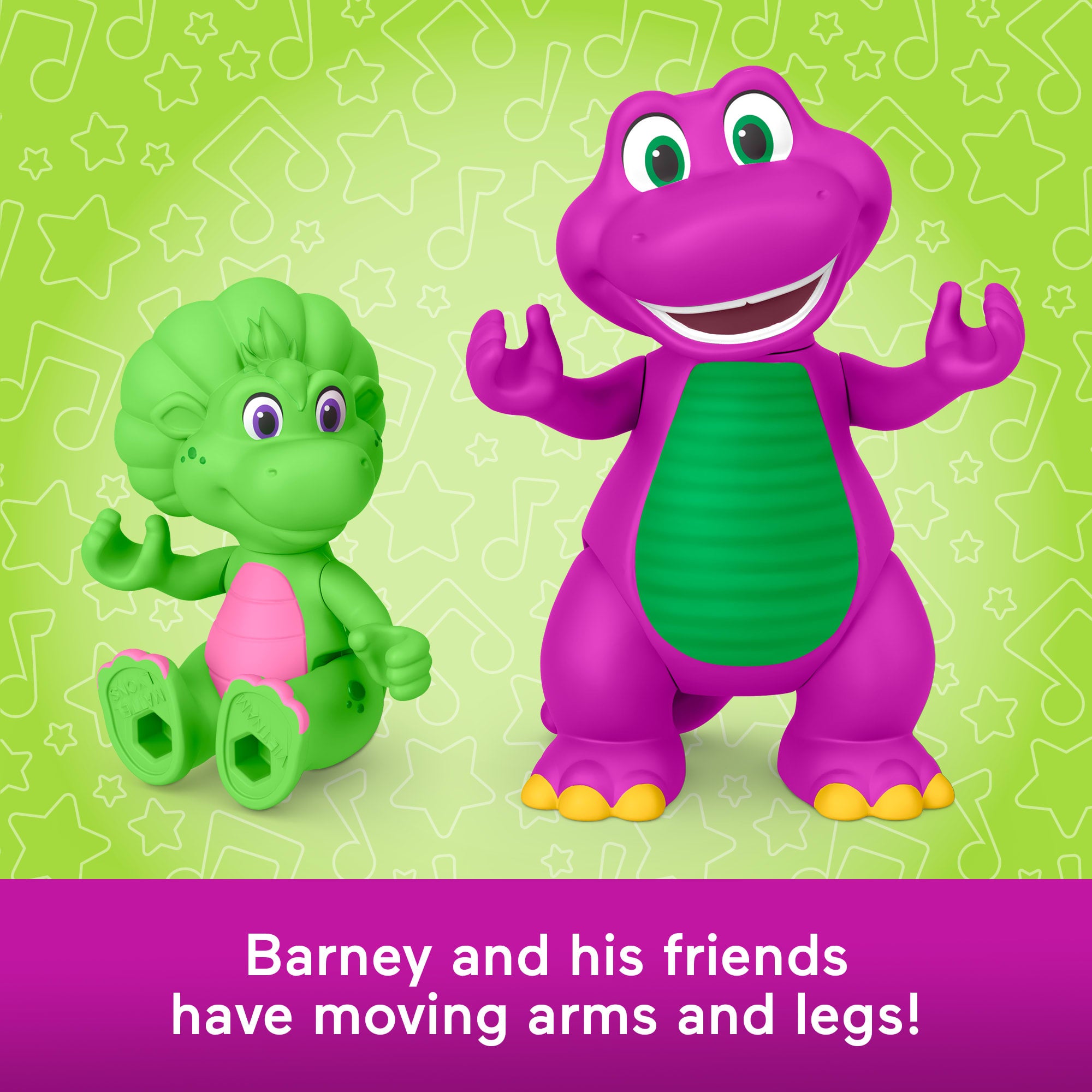 Fisher-Price Barney's World Barney Hey Friends Pack Figures | Mattel