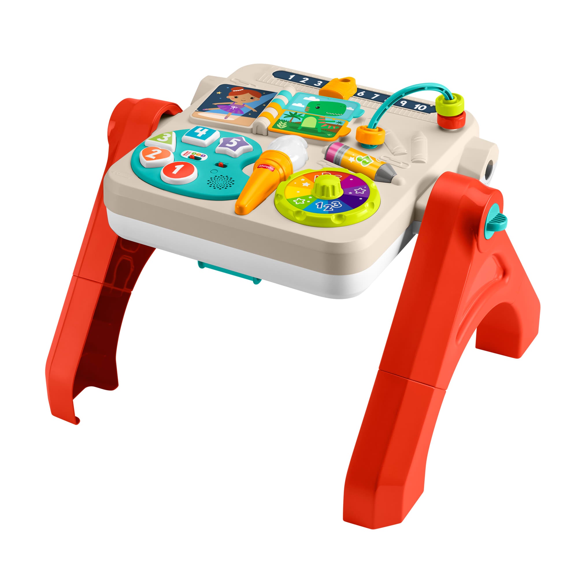 Fisher-Price Laugh & Learn 4-In-1 Activity Table & Easel, Electronic Learning Toy For Baby & Toddler by Mattel, Inc.
