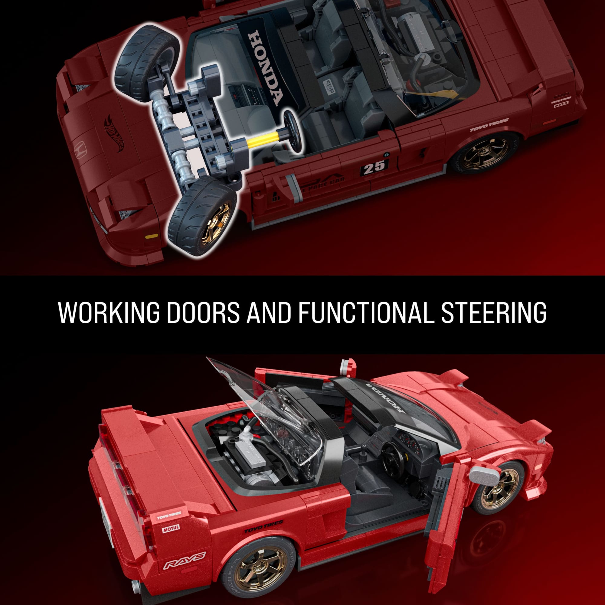 Mattel Brick Shop Hot Wheels '90 Acura NSX | Mattel