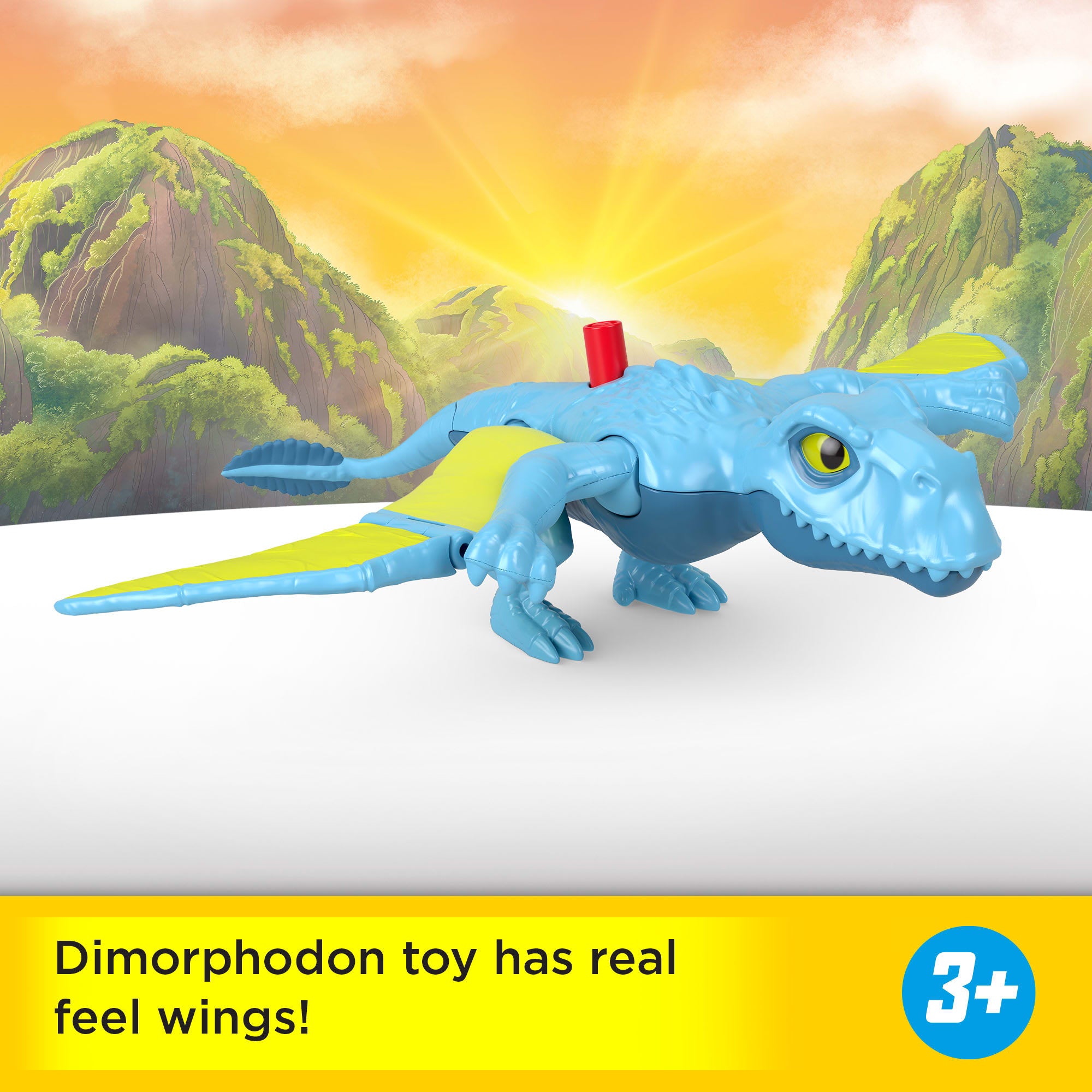 Fisher-Price Imaginext Jurassic World Rebirth Dimorphodon Dinosaur ...