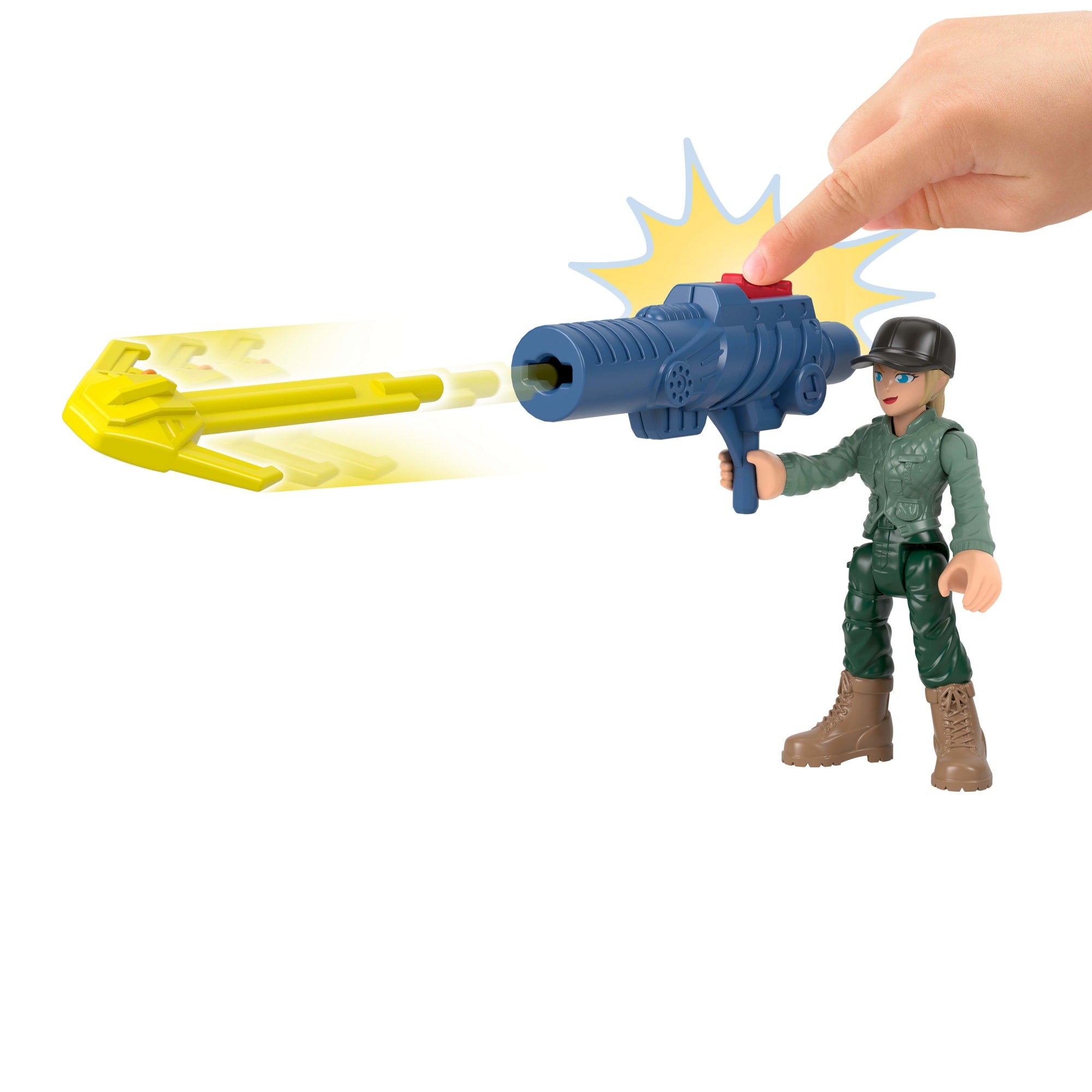Fisher-Price Imaginext Soldati ZAP Junior – Set 4 Personaggi Snodati Da Lightyear, Giocattolo 3+ Anni