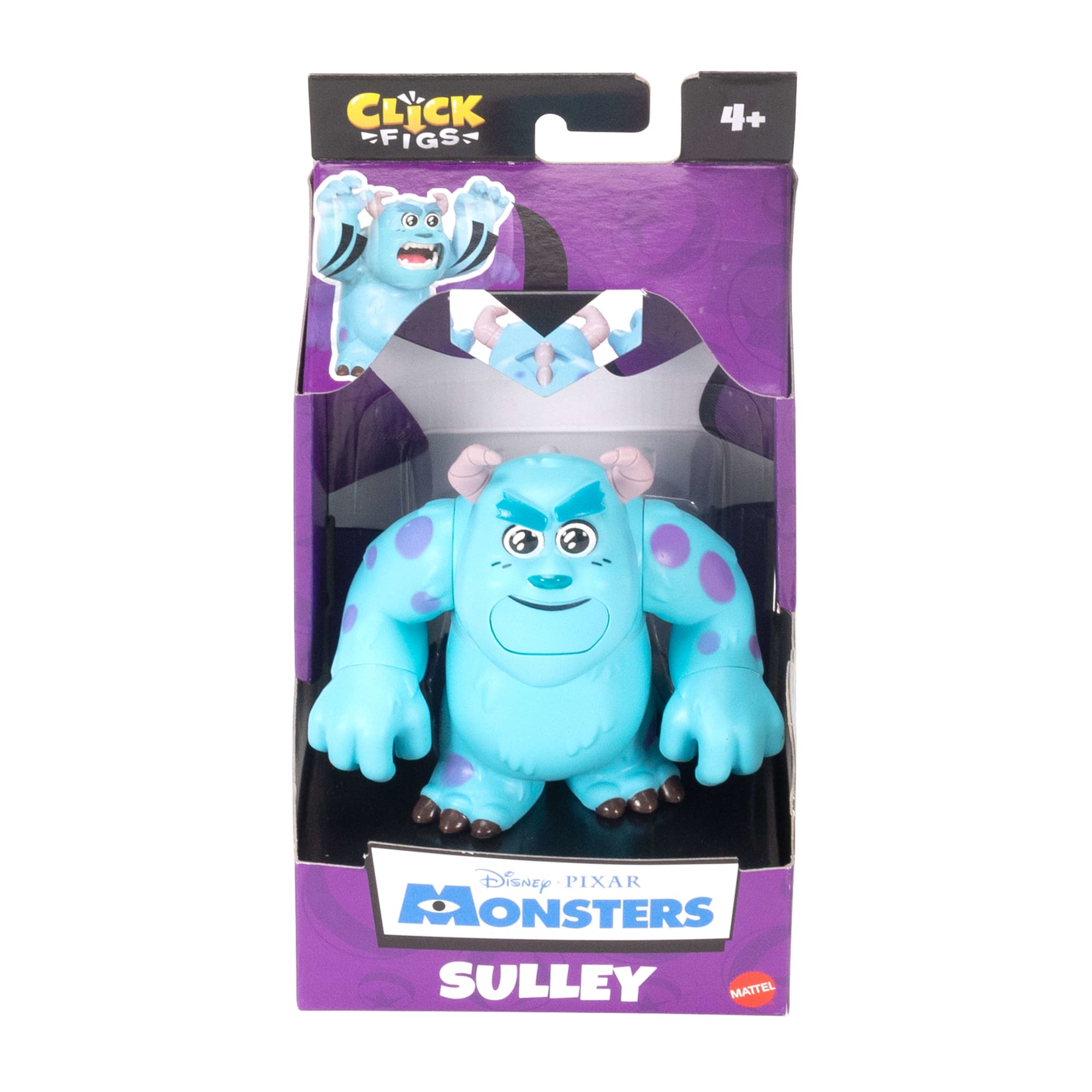 Disney and Pixar Click Figs Sulley Monsters Inc. | Mattel