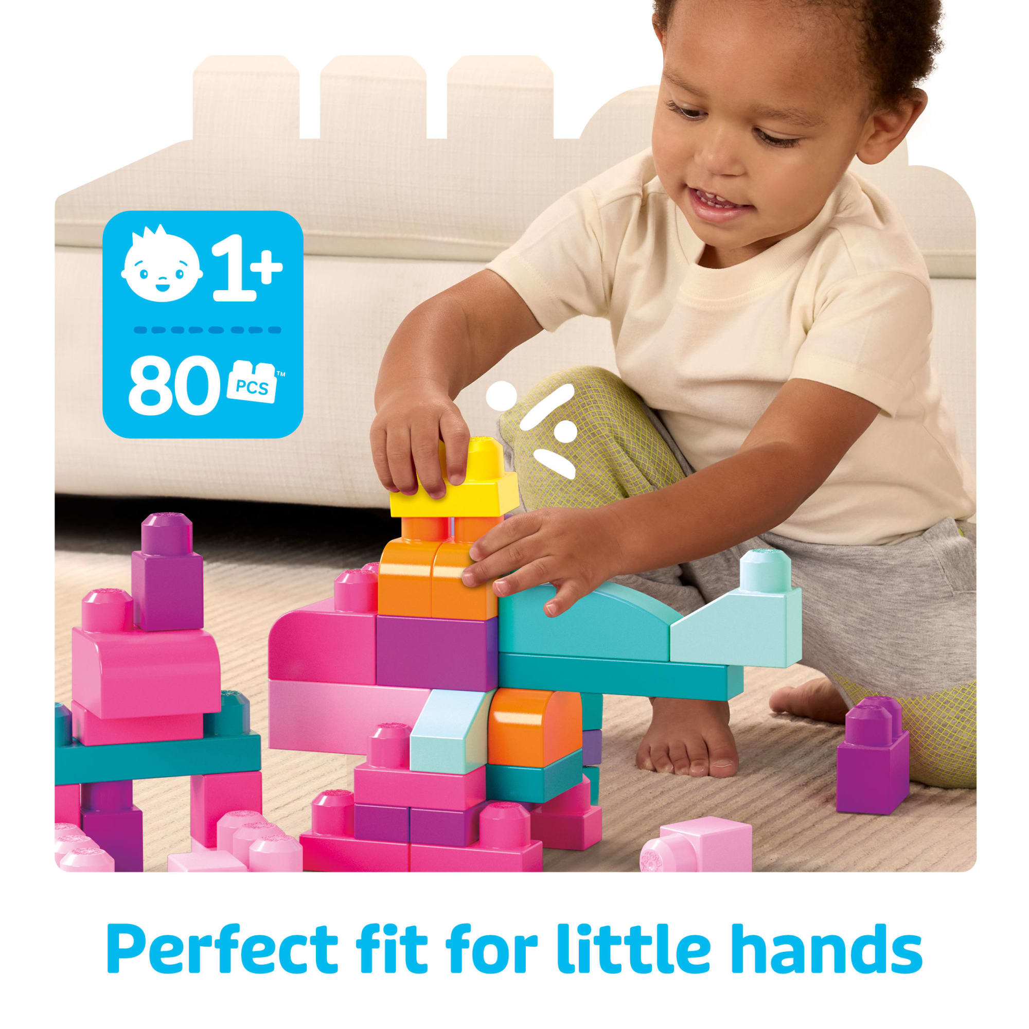 MEGA BLOKS First Builders Big Building Bag Toy Blocks | Mattel