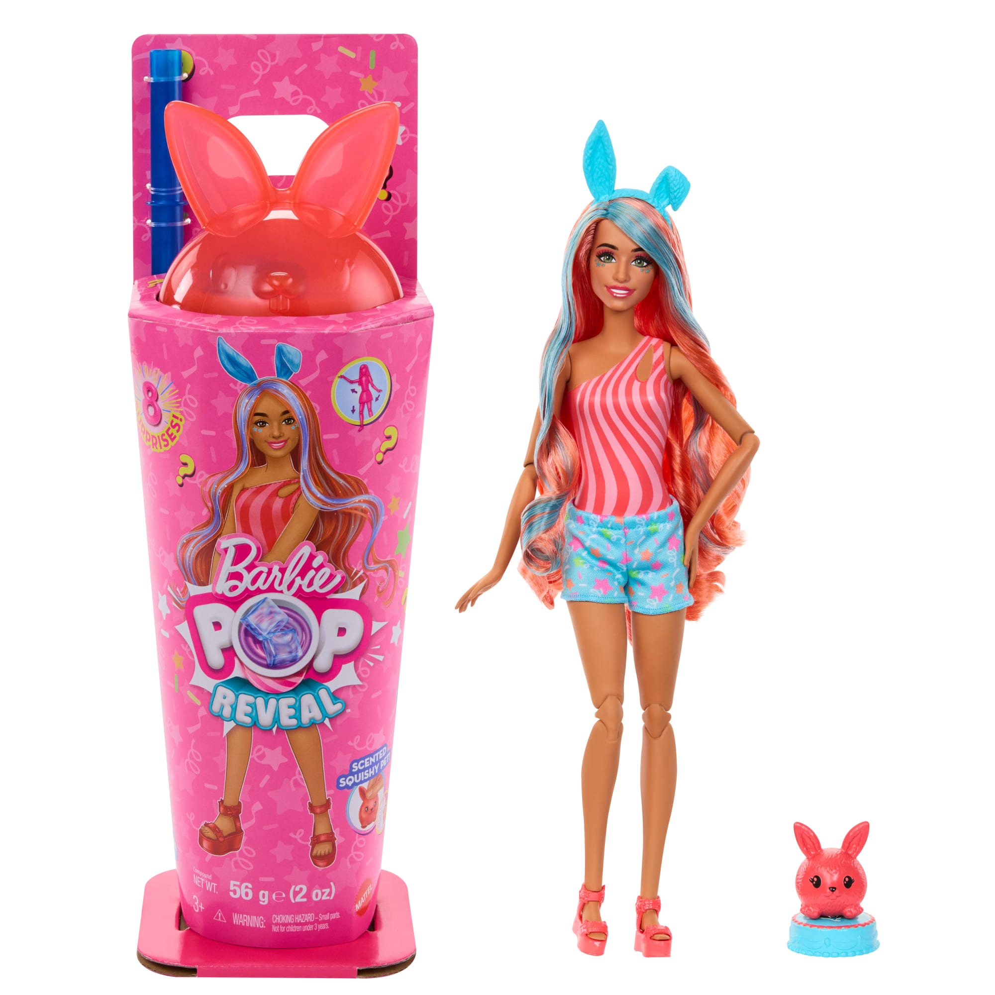 Watermelon Walmart Barbie Color Reveal Doll Barbie Fizz Pop Reveal