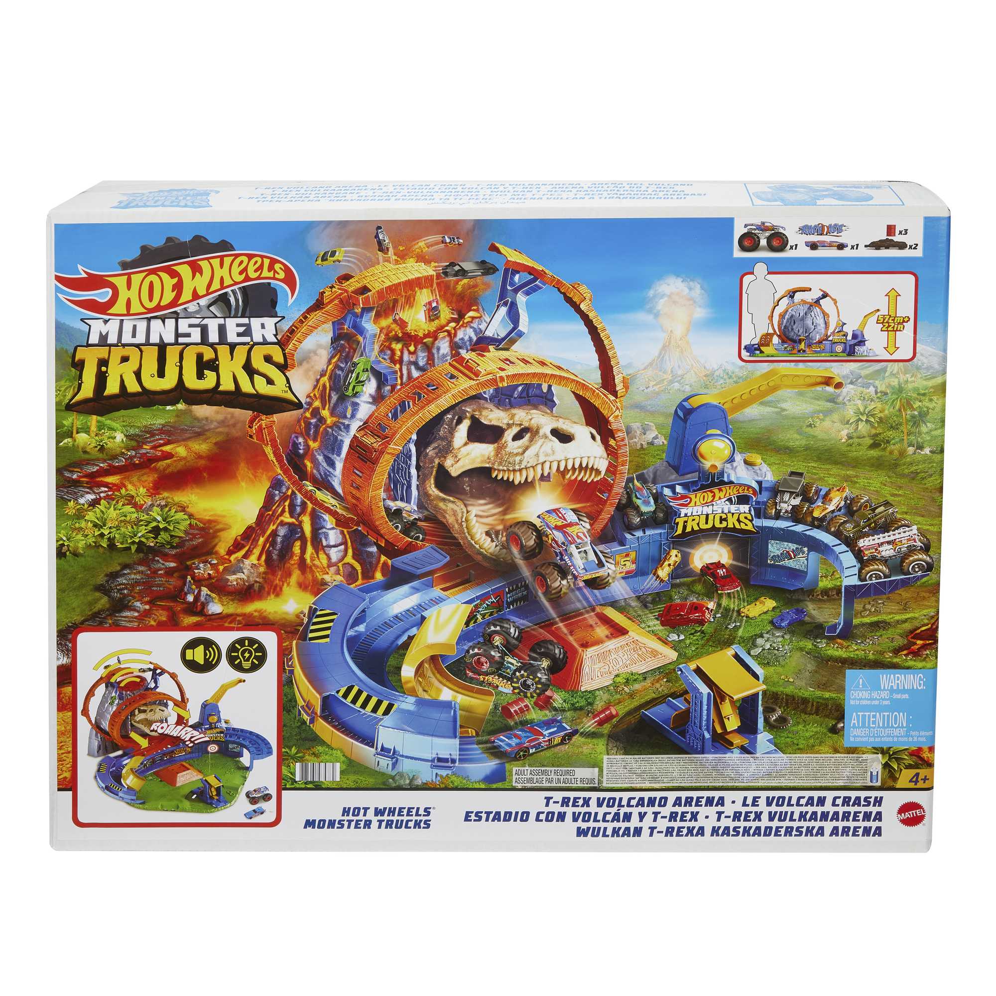 Hot Wheels 恐竜トラックセット Amazon.com: Hot Wheels City Toy Car Track Set, Ultimate T