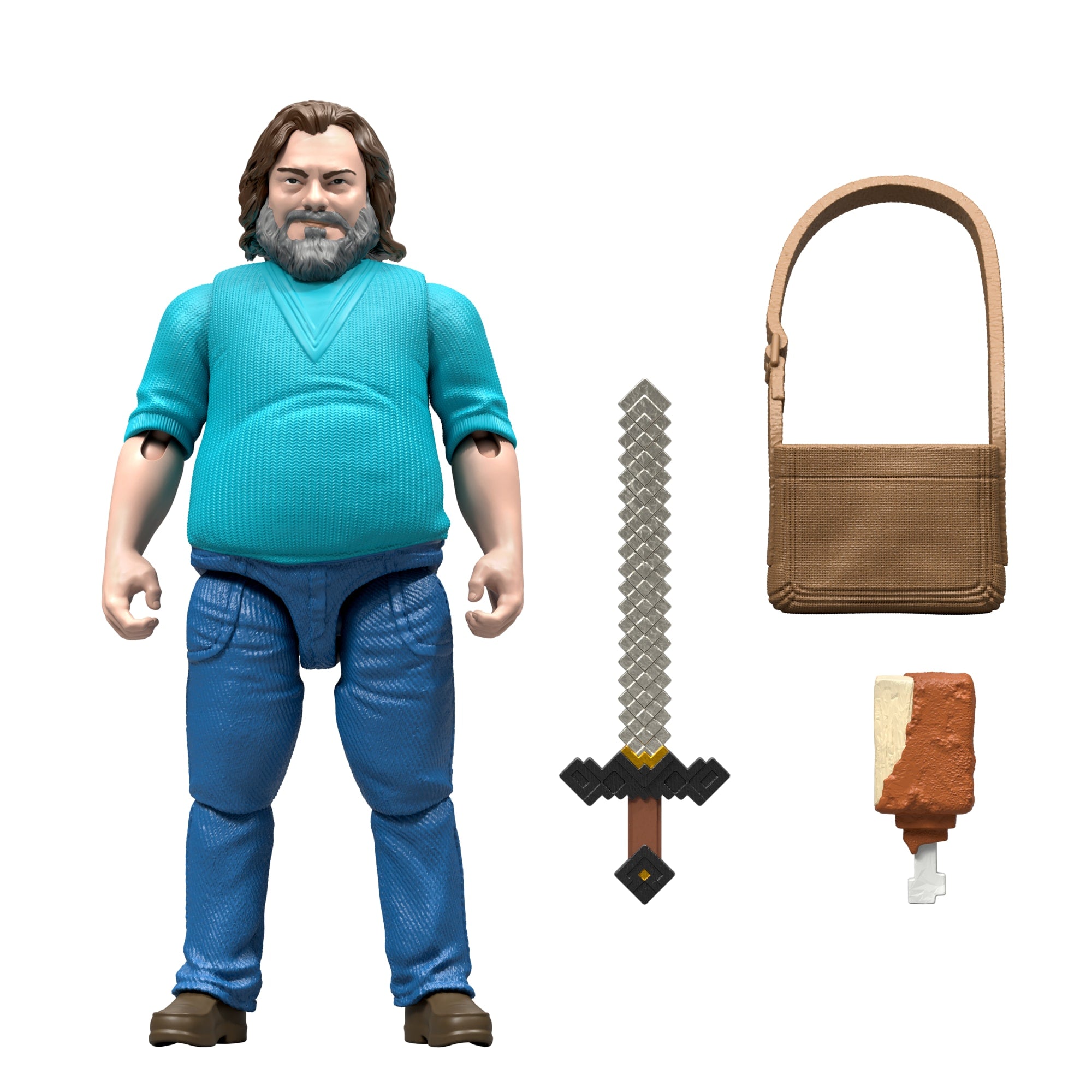 Minecraft Movie Toys In Hand A Minecraft Movie 12 Inch Steve