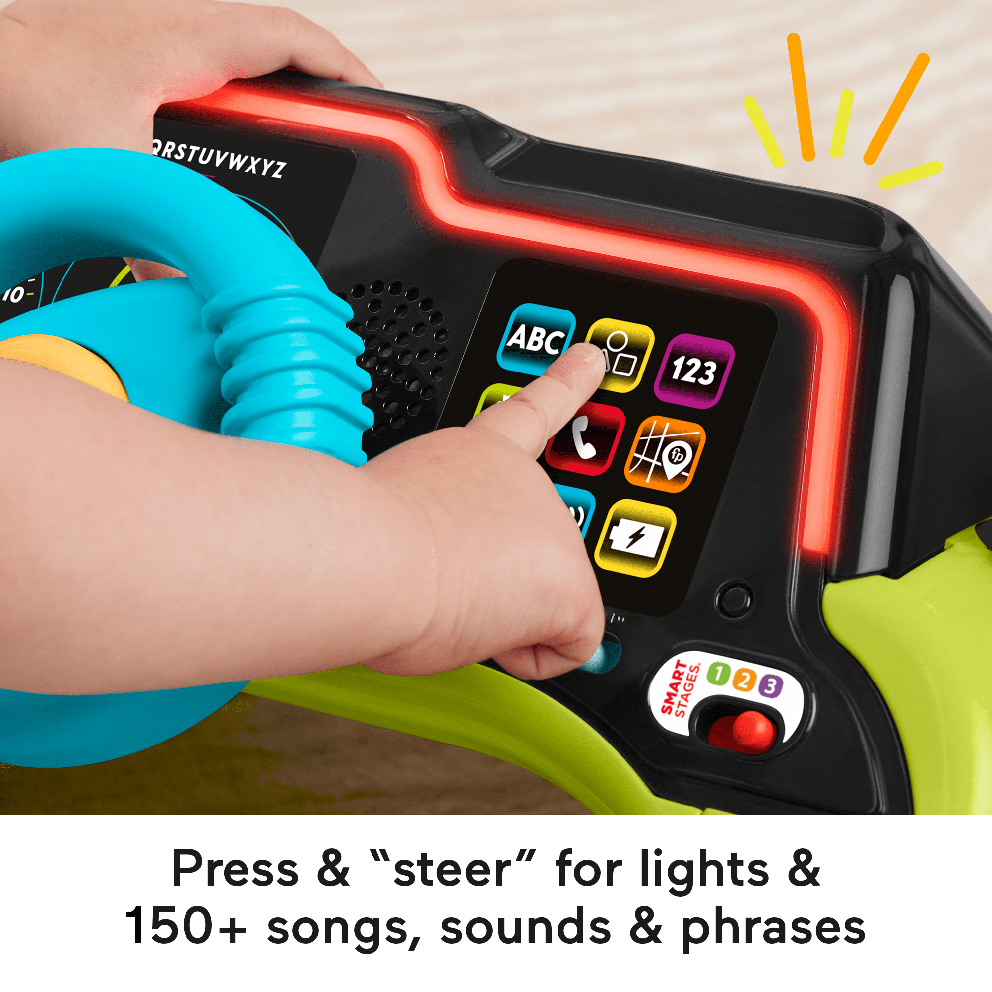Fisher-Price Laugh & Learn Sit & Steer Driver | Mattel