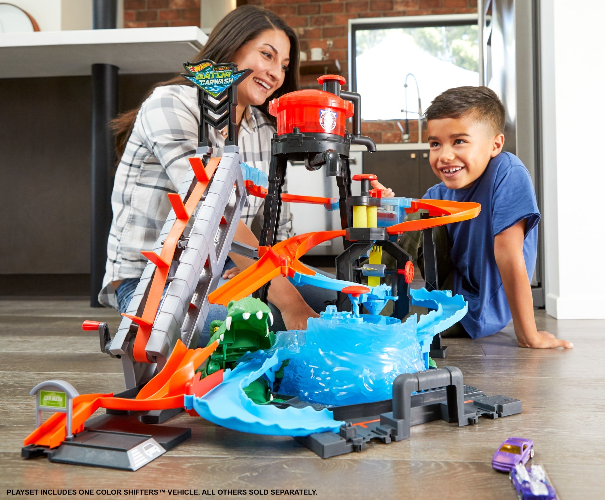 Hot Wheels Criss Cross Crash Speelset - Racebaan met 1 Autootje