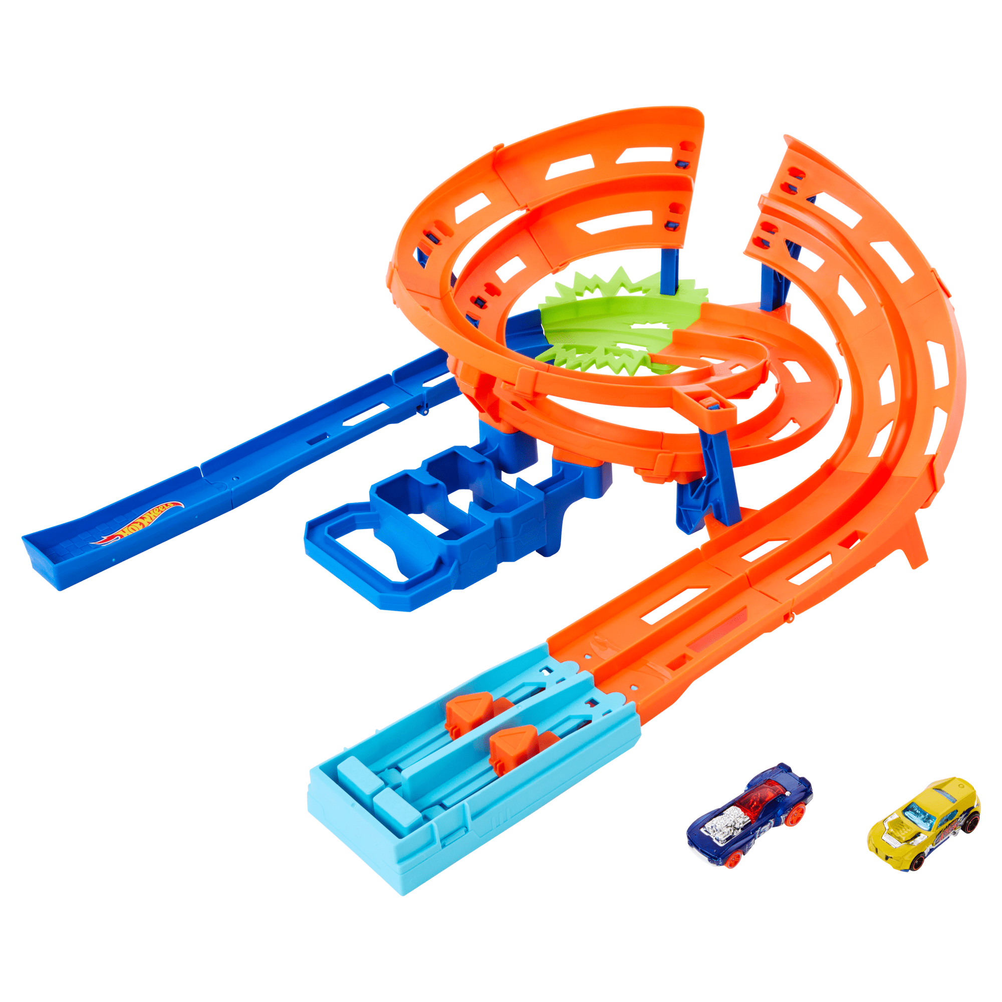 Doble Altura Torre De Hot Wheels Pista De Carros Fisher Price Hot