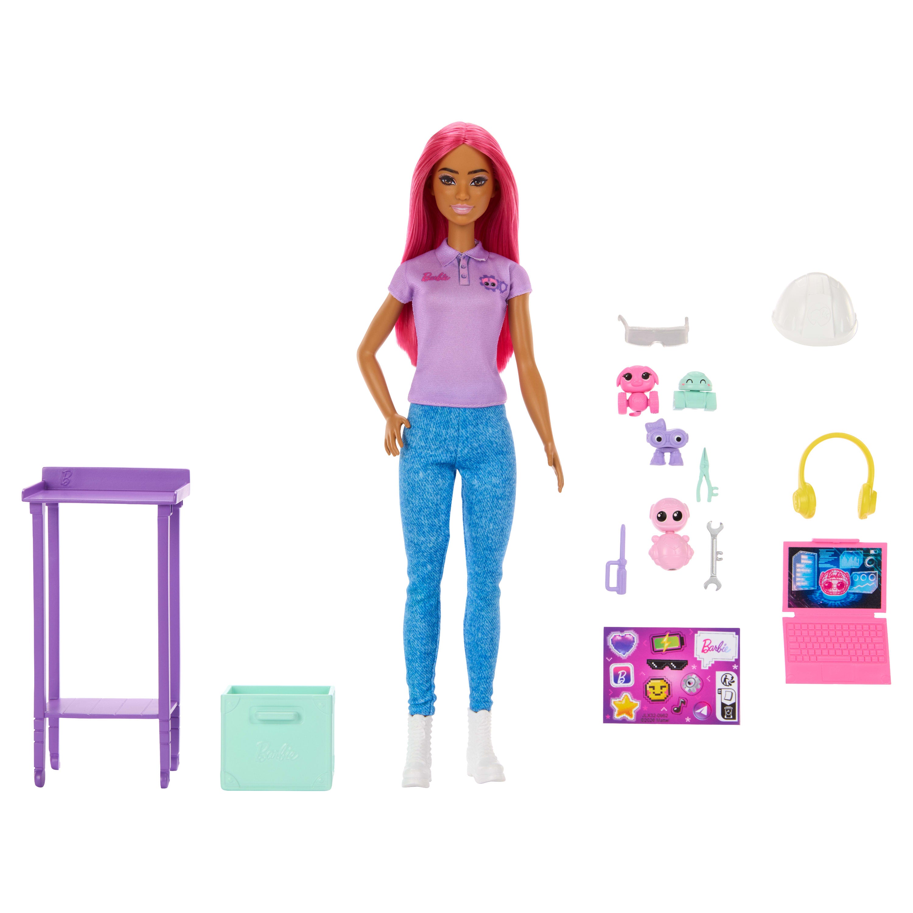 Barbie Careers Fashion Doll, Stem Robotics Engineer With Outfit & Accessories, Make Your Own Robot