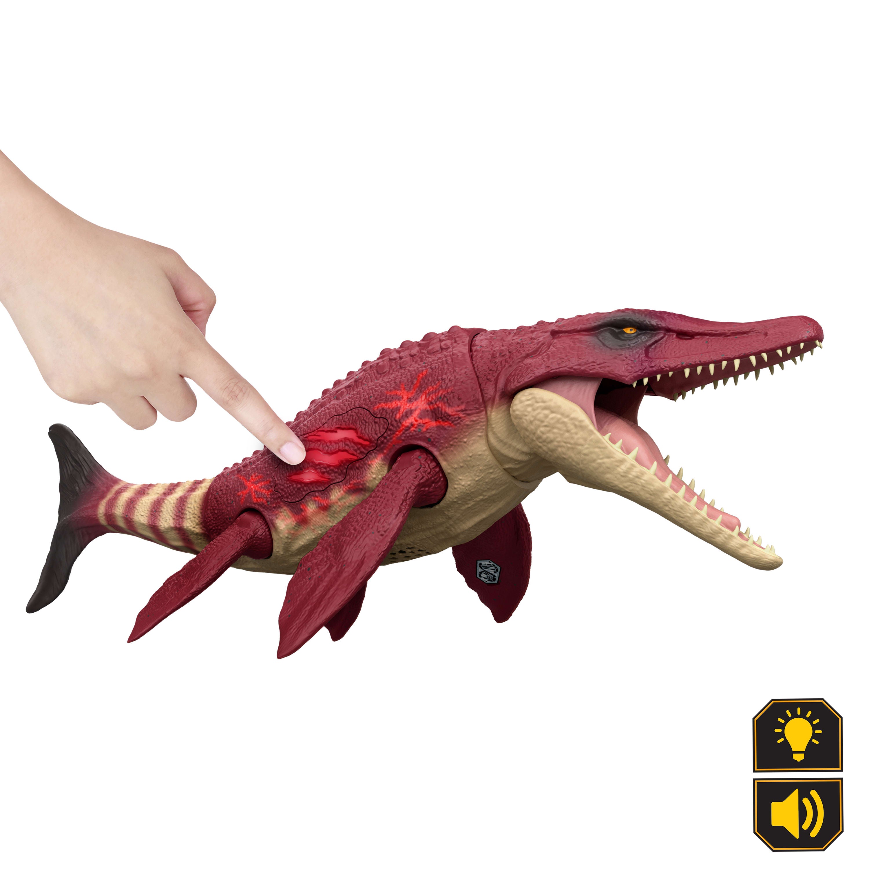 JURASSIC WORLD ULTIMATE DAMAGE Tylosaurus | Mattel