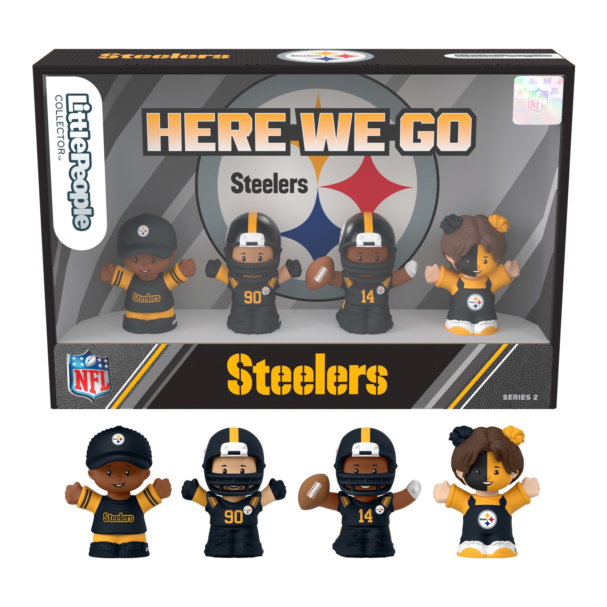 Little People Collector Pittsburgh Steelers Officially Licensed NFL Special Edition Set, Series 2 by Mattel, Inc.
