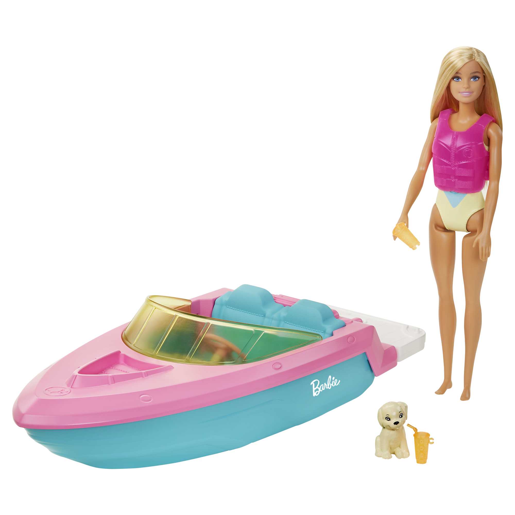 Barbie Doll and Boat Mattel - Main Image