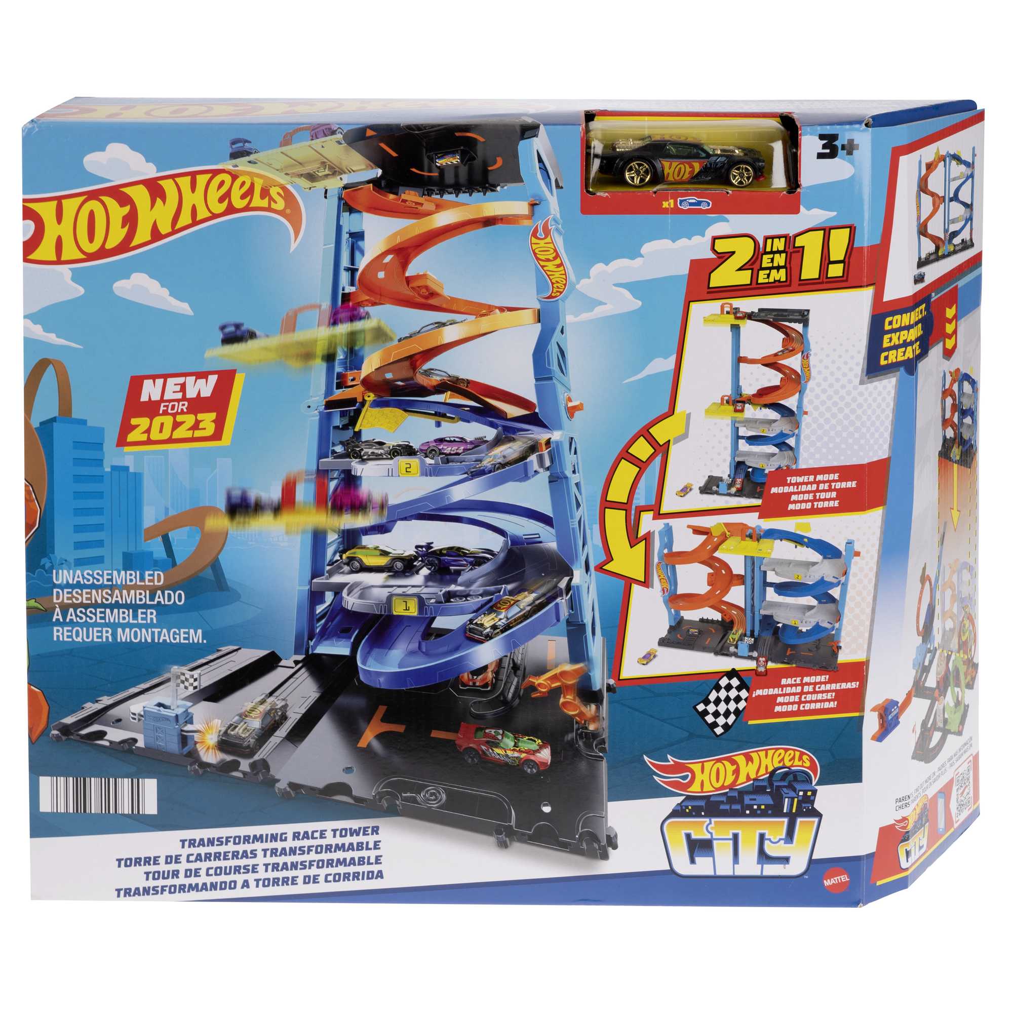 Hot Wheels City Transforming Race Tower, playset Mattel