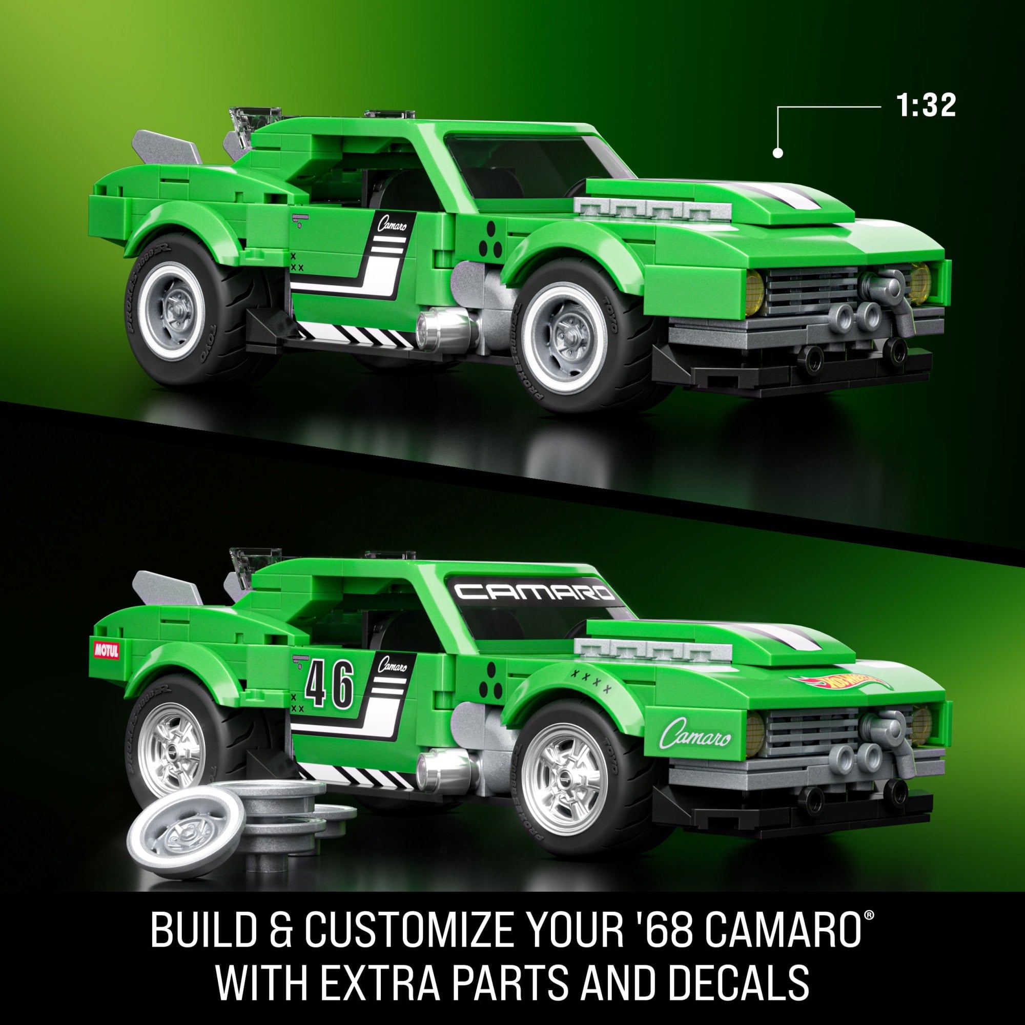 ミニカー Brick Shop Hot Wheels 68 Custom Camaro Mattel Brick Shop Hot Wheels Custom '68 Camaro | Mattel