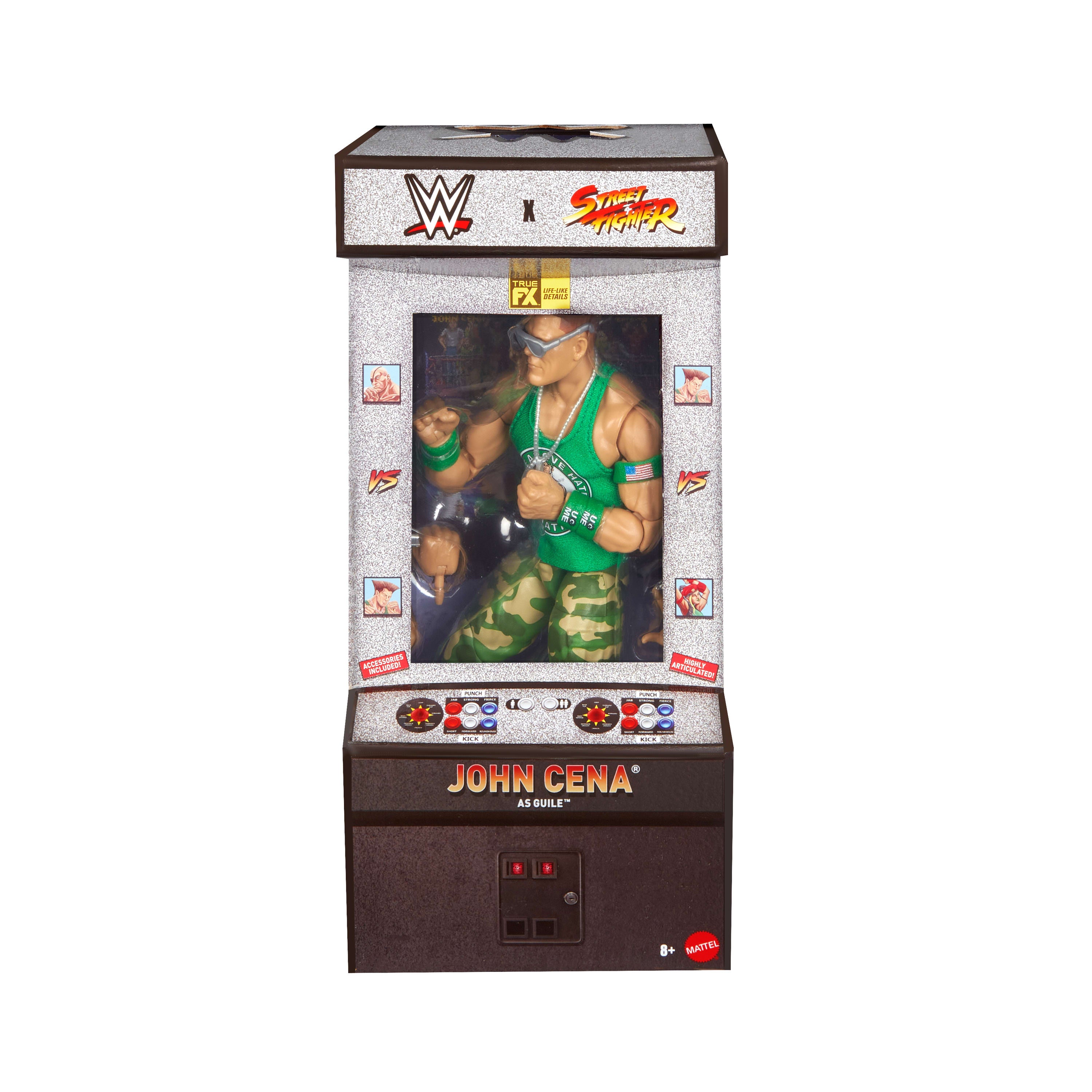 WWE x Street Fighter John Cena Action Figure | Mattel