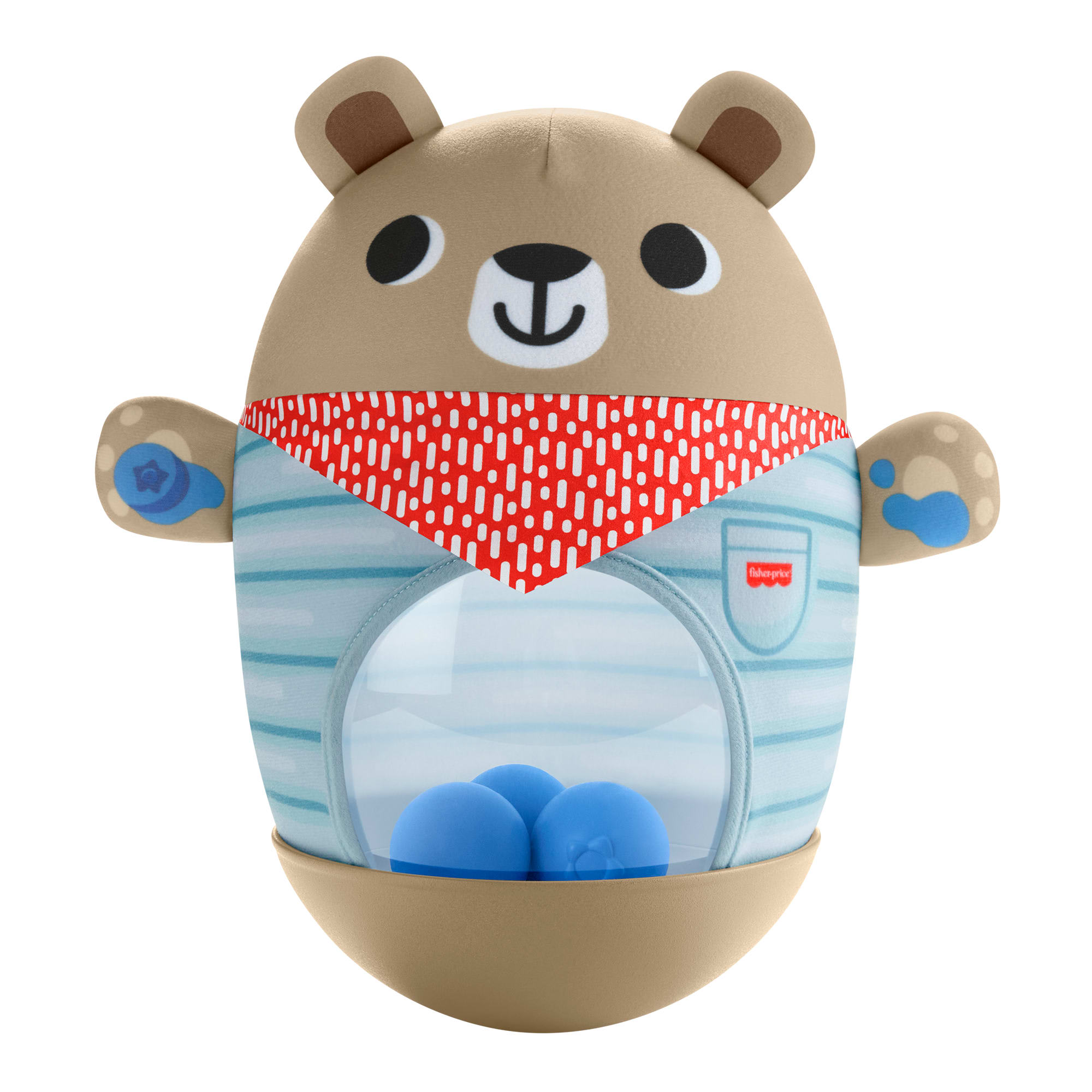 Fisher-Price Friendship Forest Bat & Wobble Inflatable Bear | Mattel