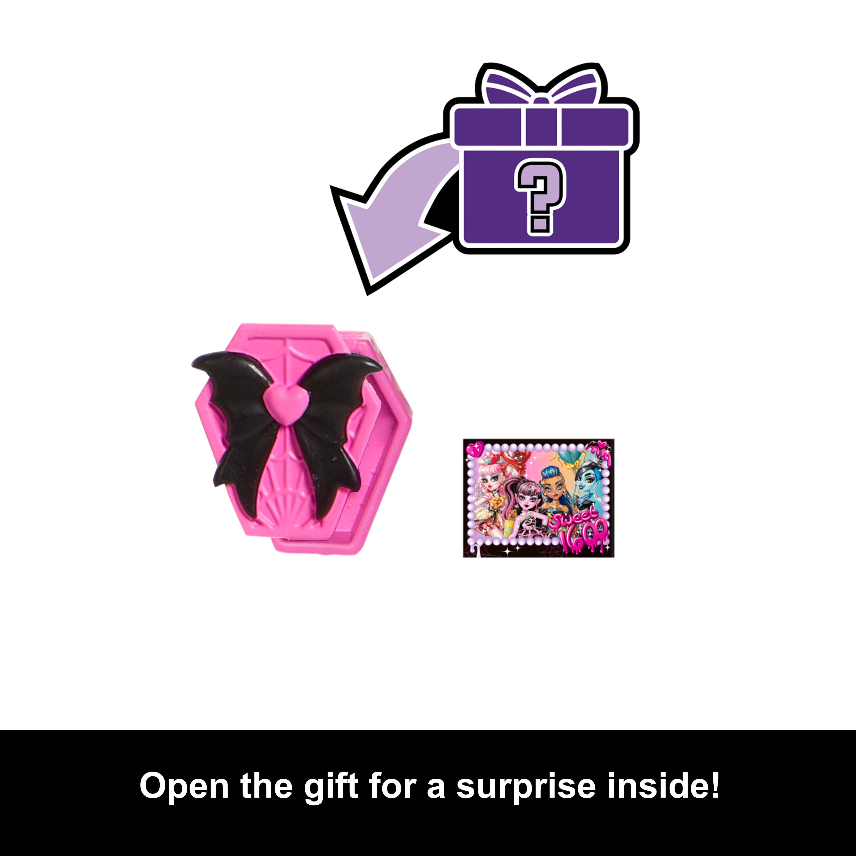 Monster High Scary Sweet Birthday Draculaura Doll in Party Dress With  Balloon & Gift