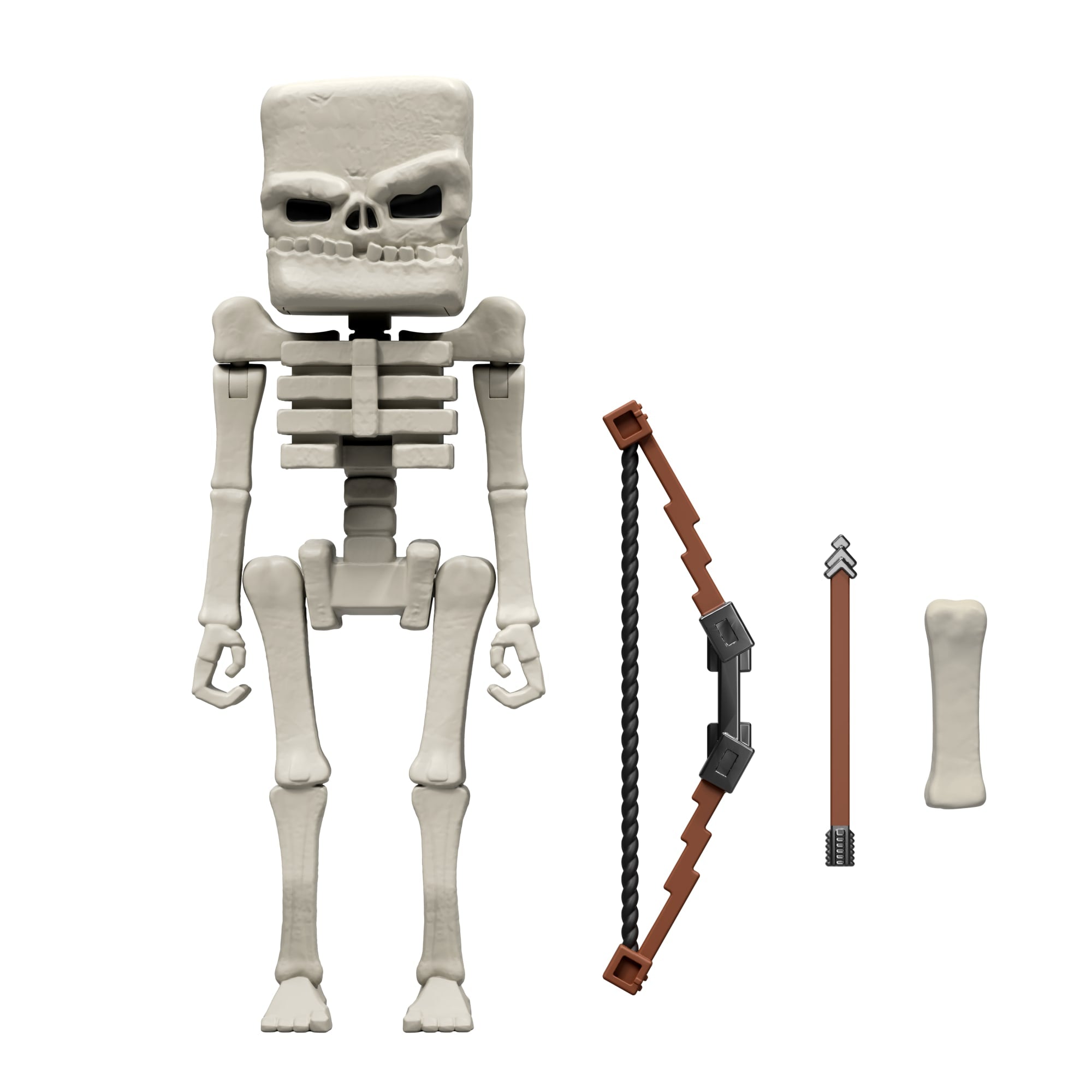 Minecraft Skeleton Action Figure & Accessories, 4-inch | Mattel