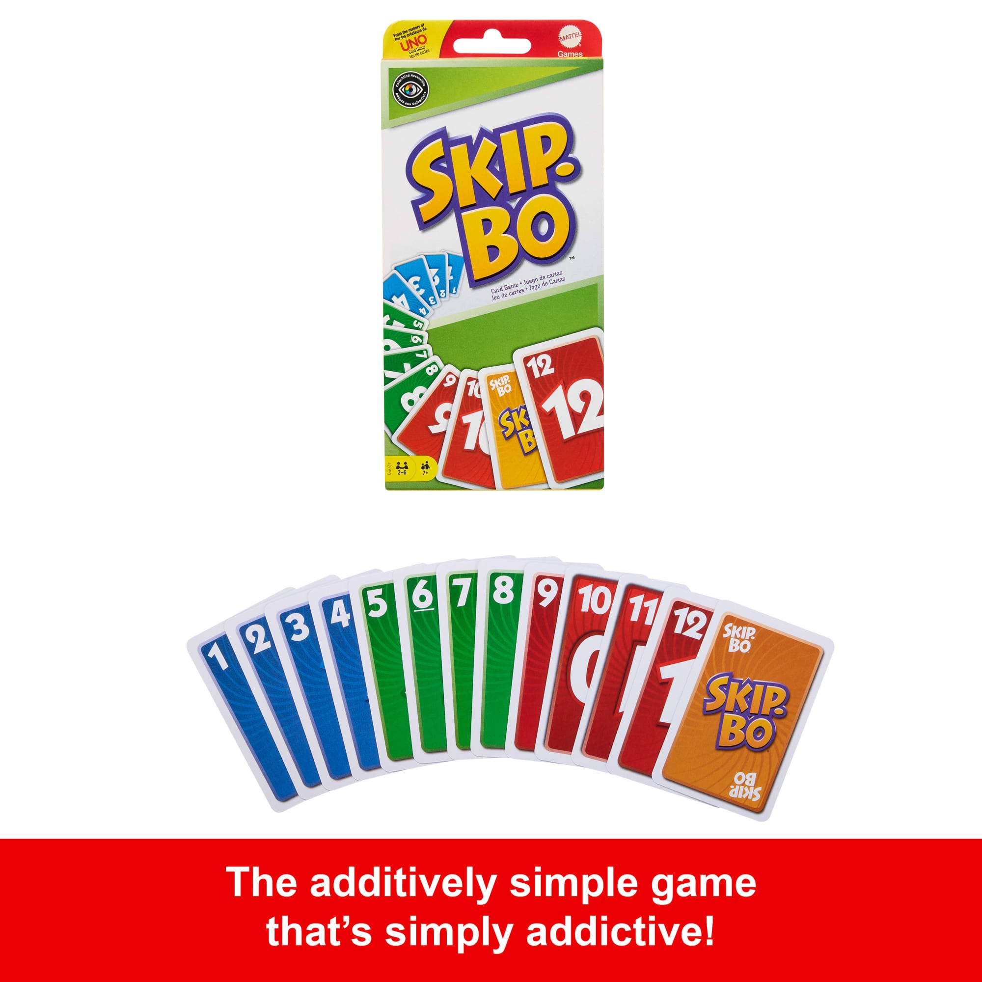 Skip-Bo Ultimate Sequencing Card Game for 2-6 Players Ages 7Y+ | Mattel
