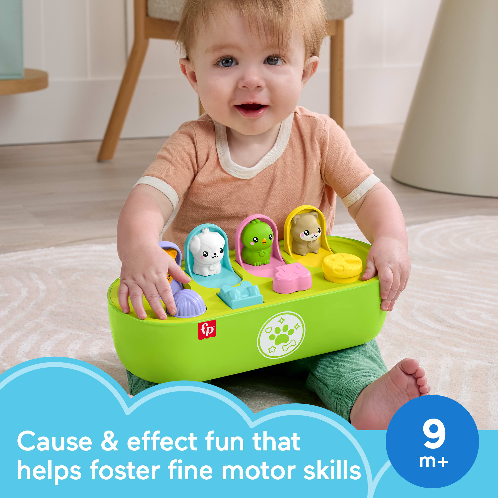 Fisher-Price FP Pets Fine Motor Pop-Up | Mattel