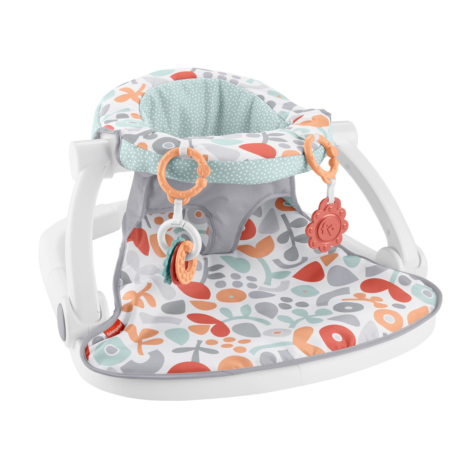 Fisher-Price Portable Baby Chair with Toys, Sit-Me-Up Floor Seat