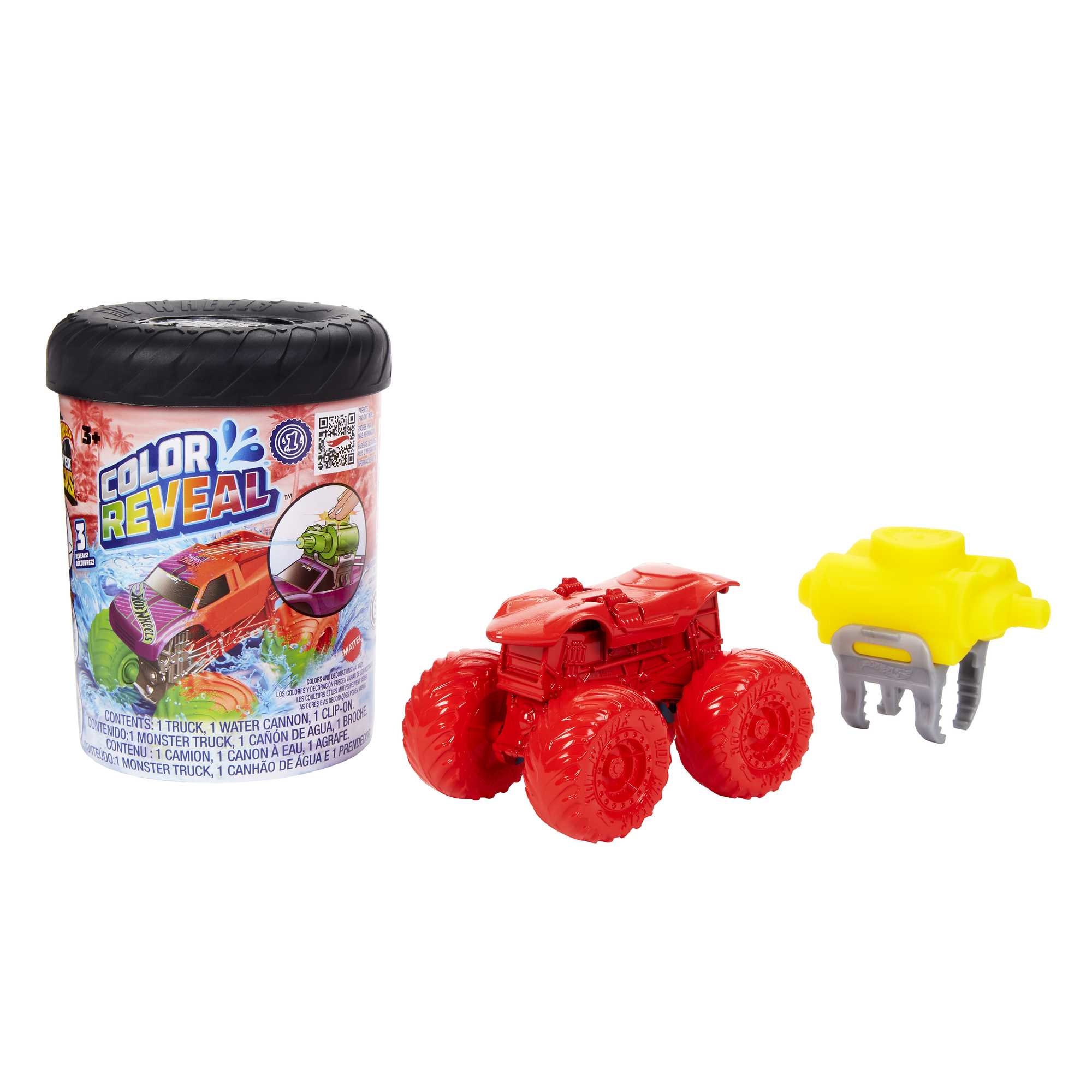 Hot Wheels Monster Trucks Color Reveal Assortment HJF39