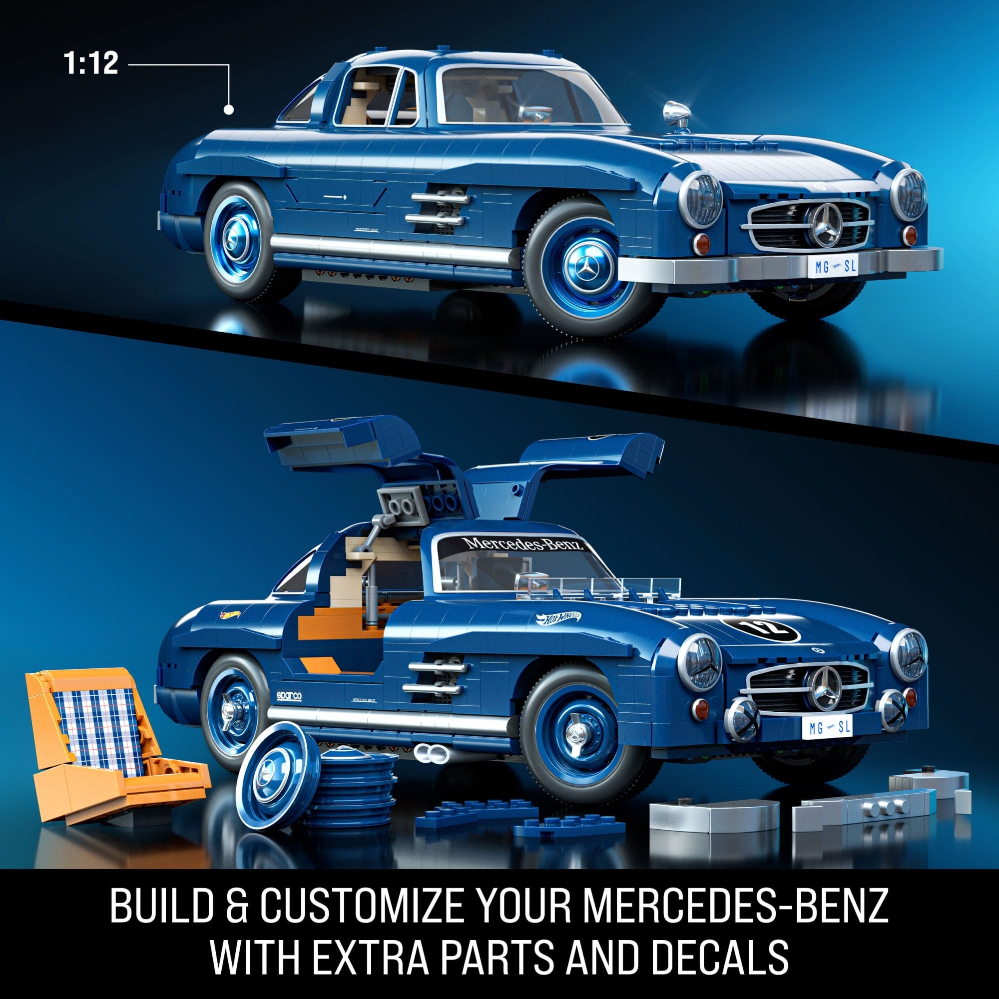 Mattel Brick Shop Hot Wheels Mercedes-Benz 300 SL | Mattel
