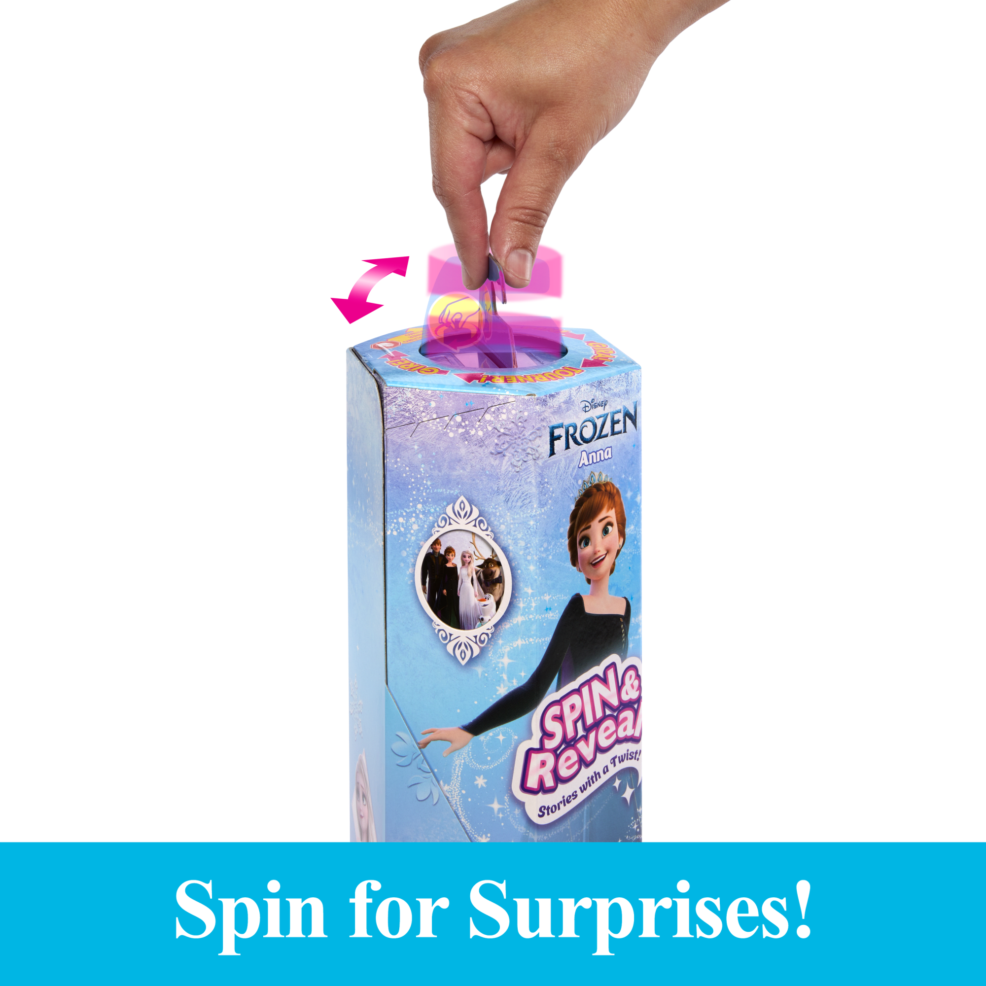 Disney Frozen SPIN & REVEAL Anna | Mattel