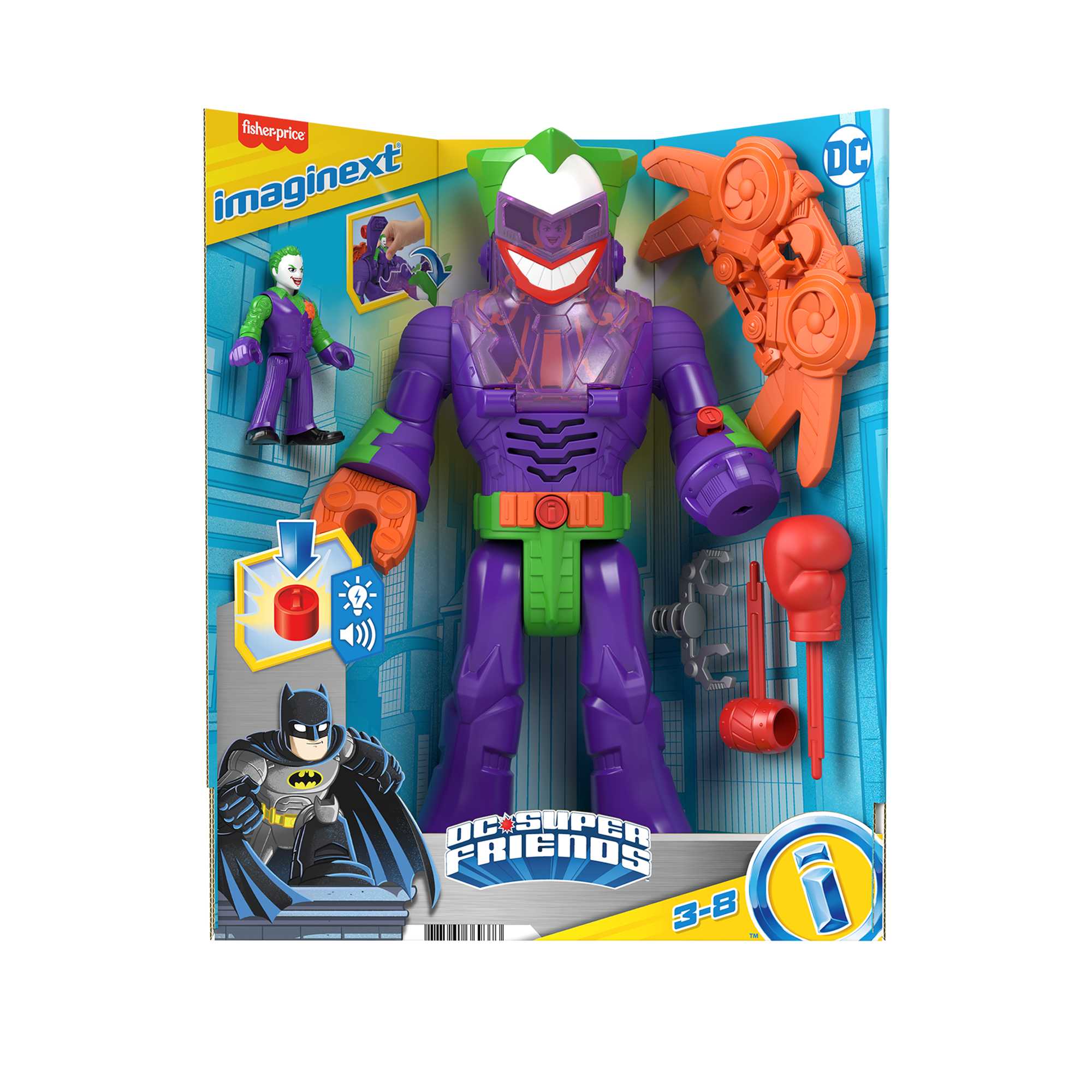 Imaginext DC Super Friends The Joker Insider & LaffBot | Mattel