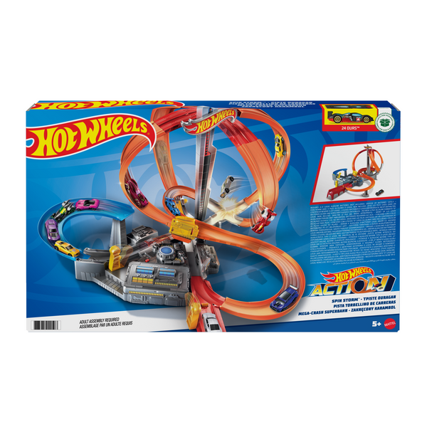 ホットウィール スピン・ストーム Amazon.com: Hot Wheels Track Set Spin Storm, 3 Intersections