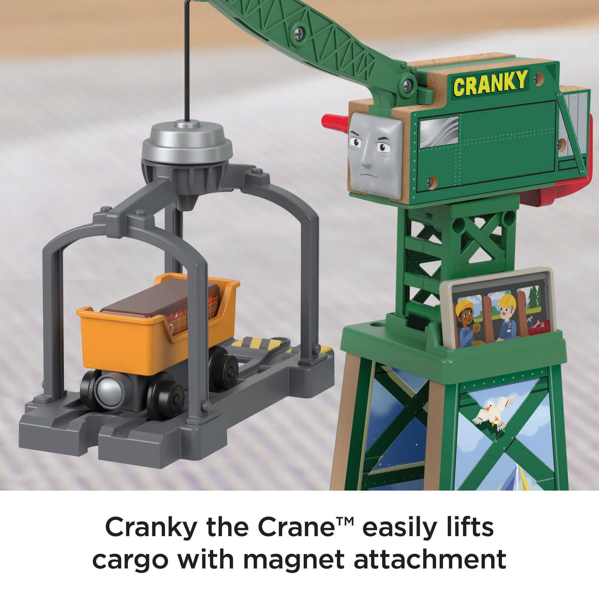 thomas and friends new crane on the dock