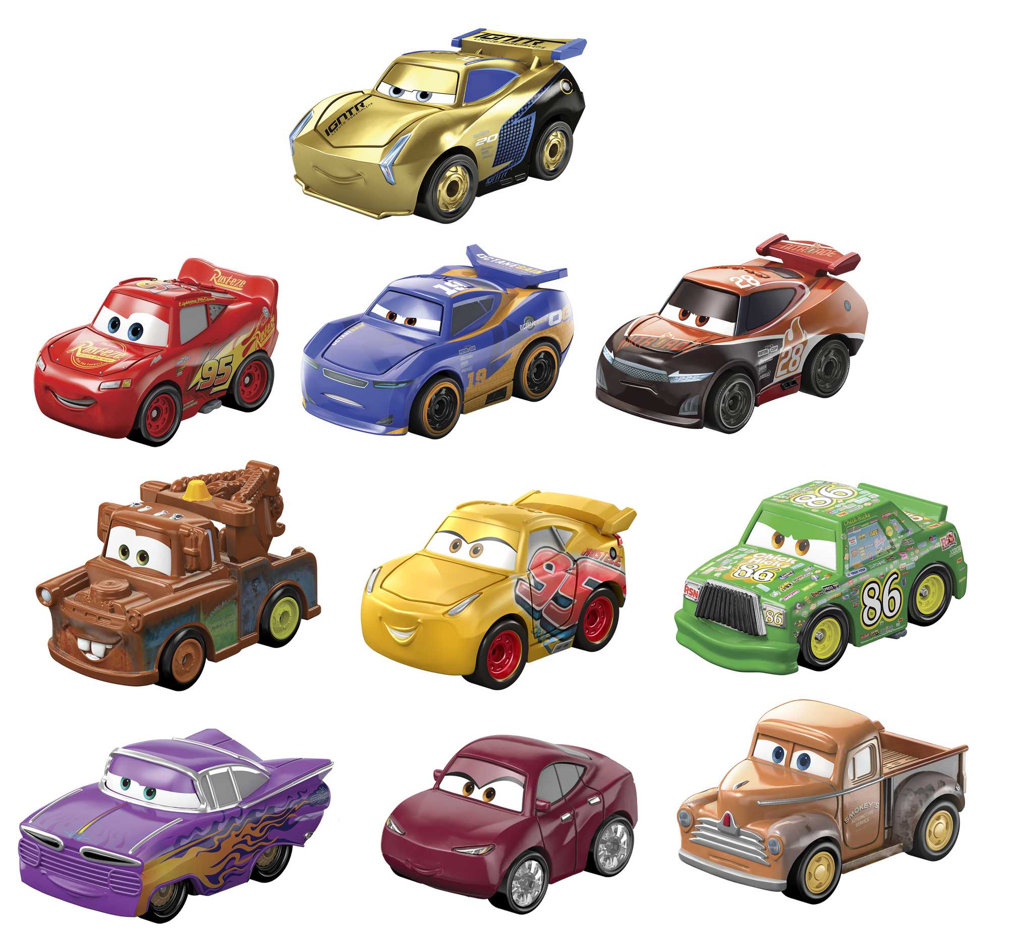 【激レア】Mattel*Disney*カーズ/ミニレーサーズシリーズ*ボビー Disney Pixar Cars Mini Racers Variety 10-Pack | Mattel
