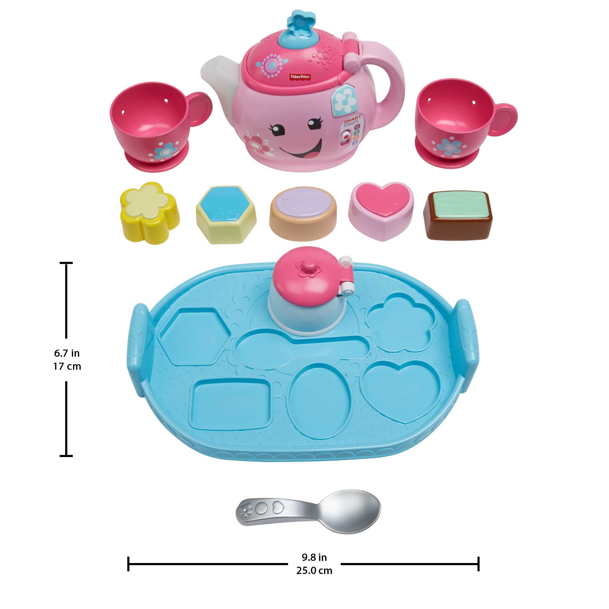 Fisher-Price Laugh Learn Sweet Manners Tea Set Mattel