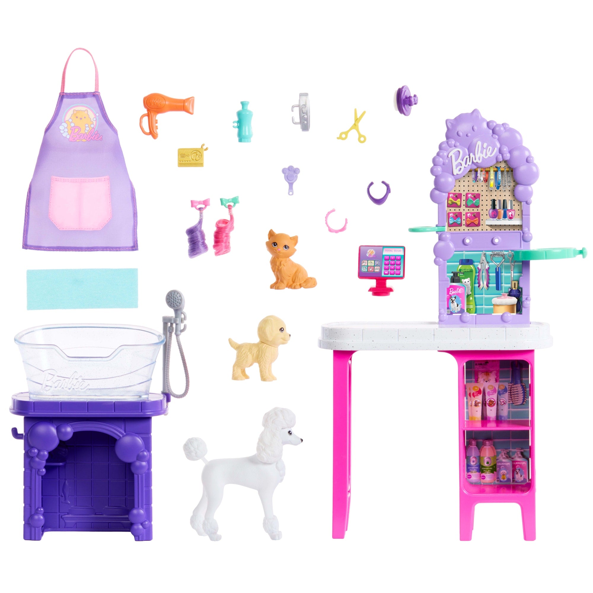 Lot D'animaux Barbie - Occasion - Plusieurs Figurines - Pour Collection Ou Jeu