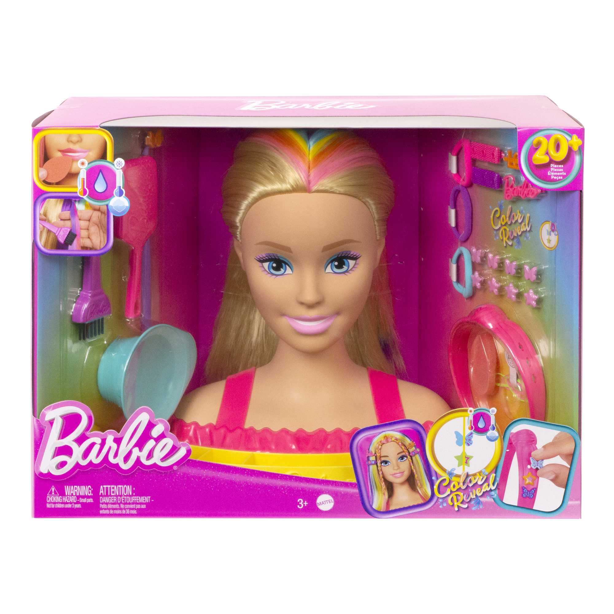 Barbie Butterfly Barbie Rainbow Busto Deluxe Barbie Deluxe Styling