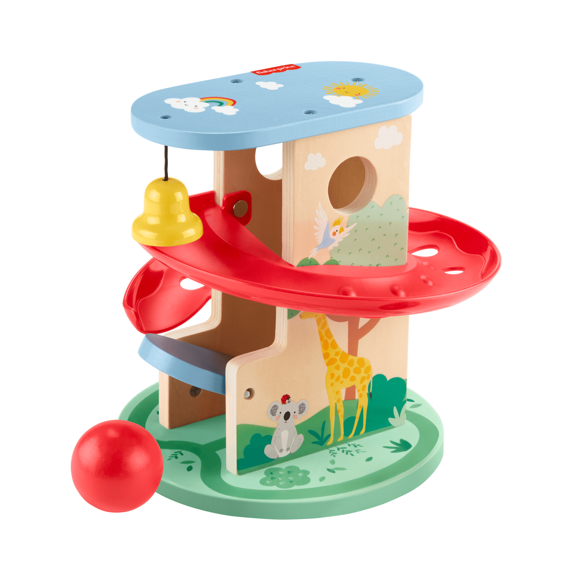 Fisher-Price Wooden Treehouse Ball Run Mattel
