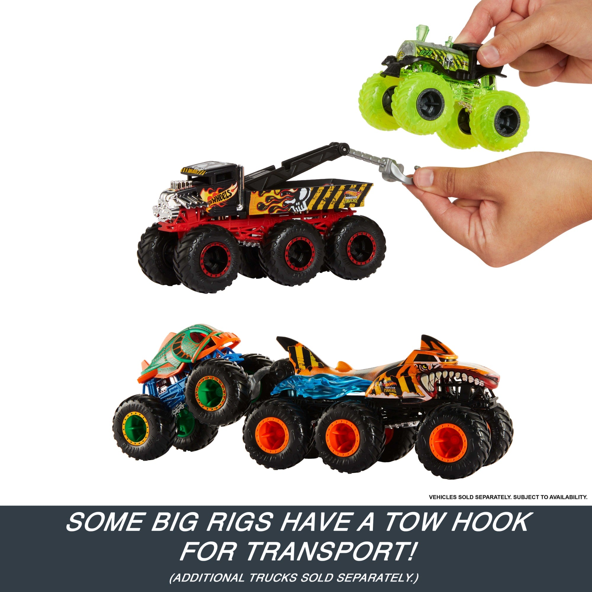 HOT WHEELS MONSTER TRUCKS Big Rigs Assortment | Mattel