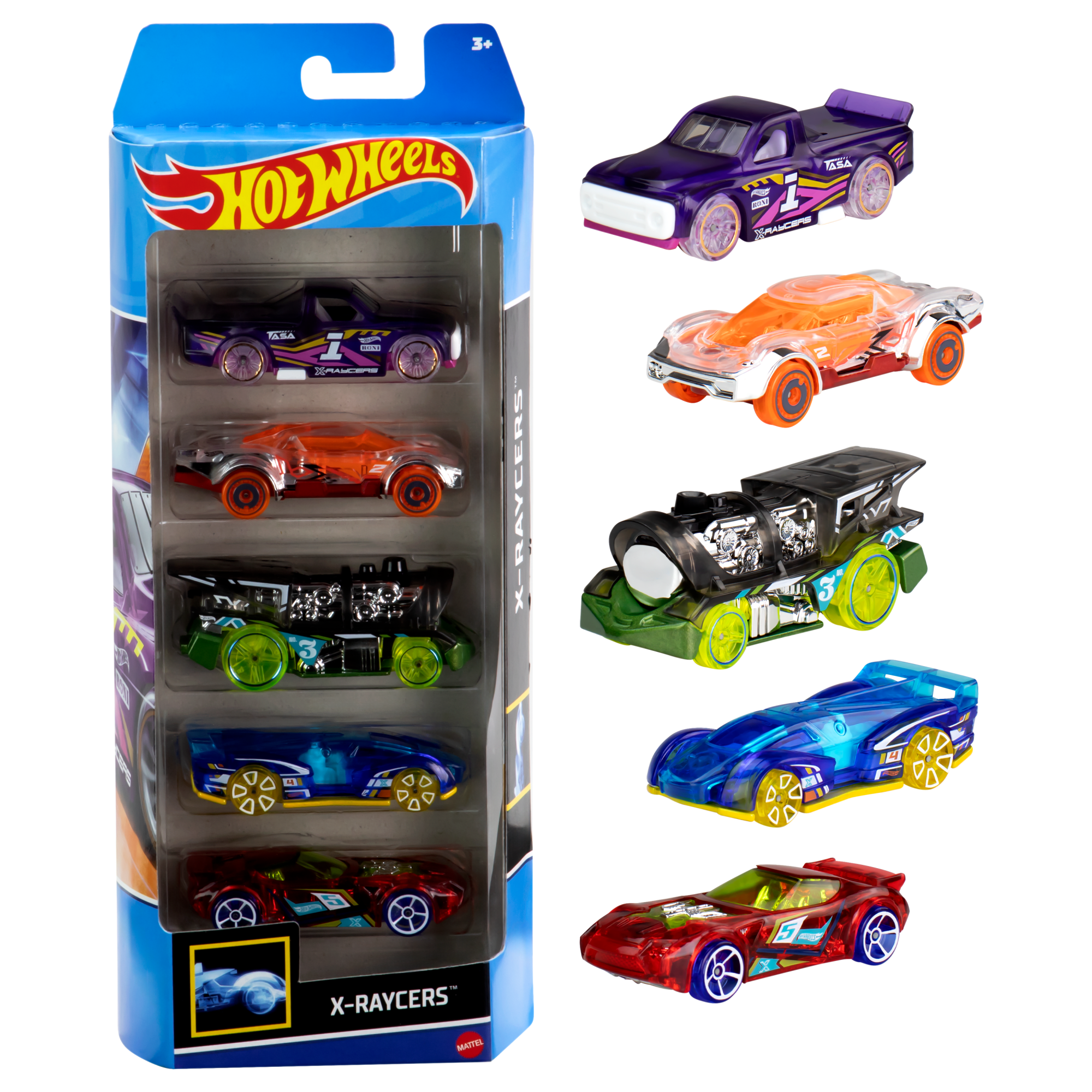 HOT WHEELS 5-Car Pack Assortment Mattel